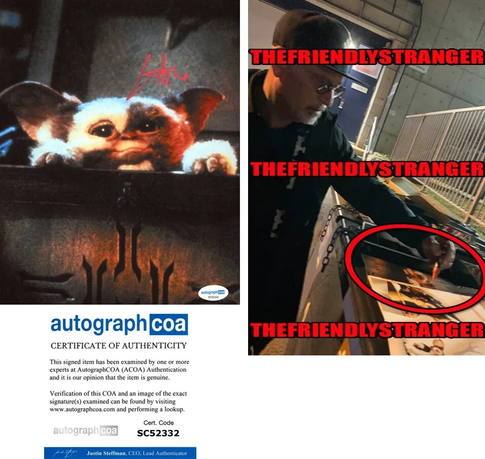 HOWIE MANDEL — Howie Mandel signed "GREMLINS" 8x10 Photo EXACT PROOF Autograph d Gizmo ACOA COA