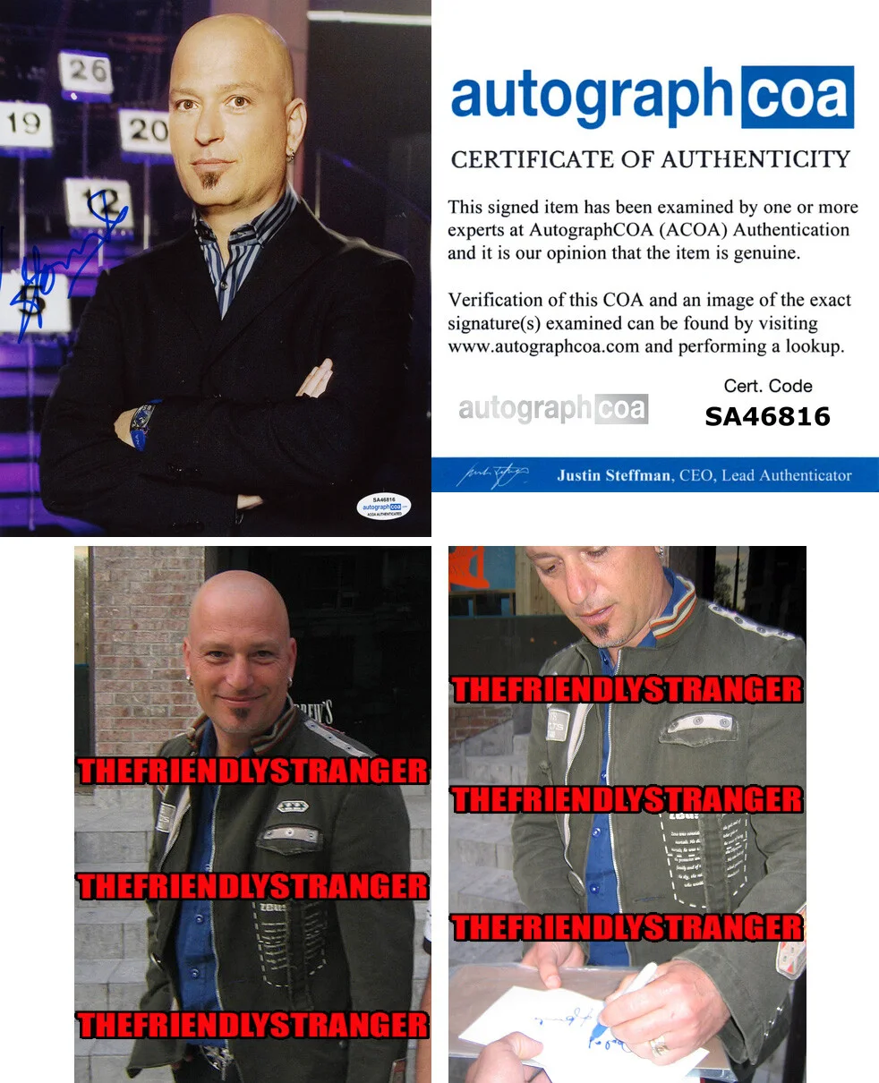 HOWIE MANDEL — Howie Mandel signed "DEAL OR NO DEAL" 8x10 Photo a PROOF Autographed AGT ACOA