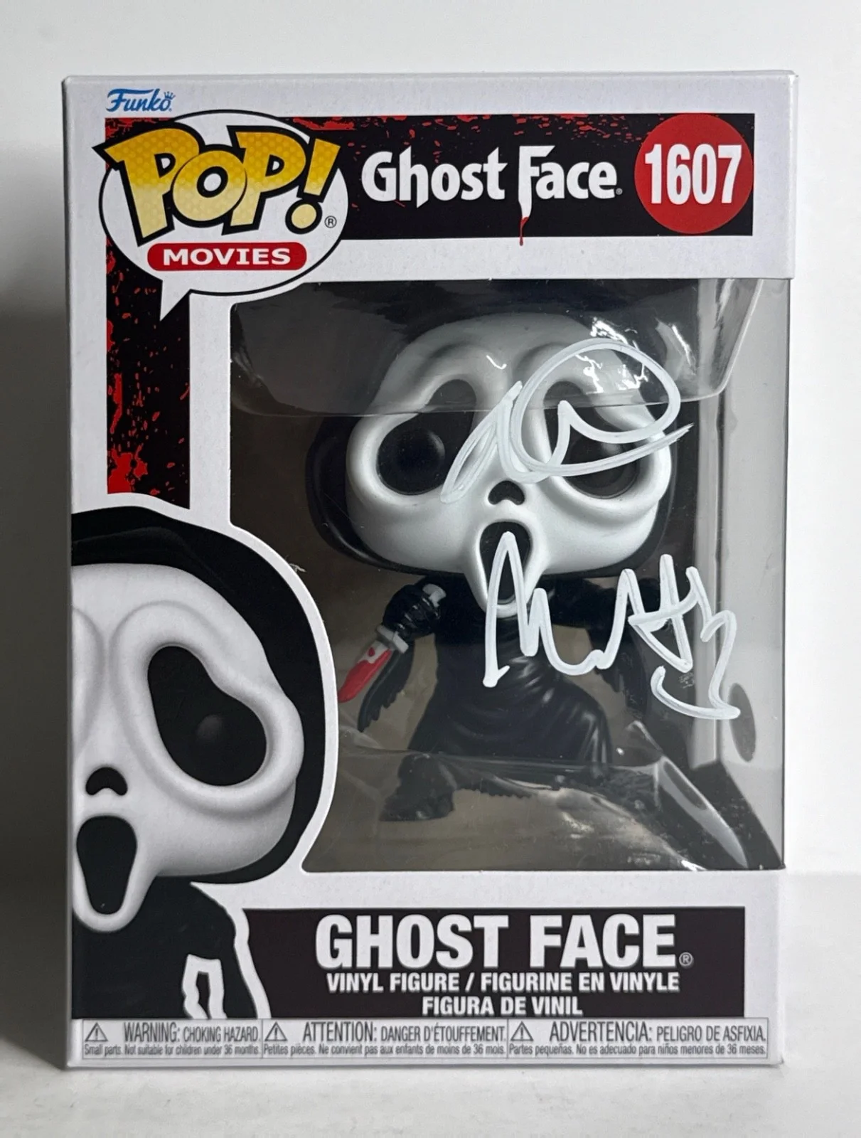 Tyler Gillett — Matt Bettinelli-Olpin & Tyler Gillett Signed Scream Ghostface Funko #1607 JSA