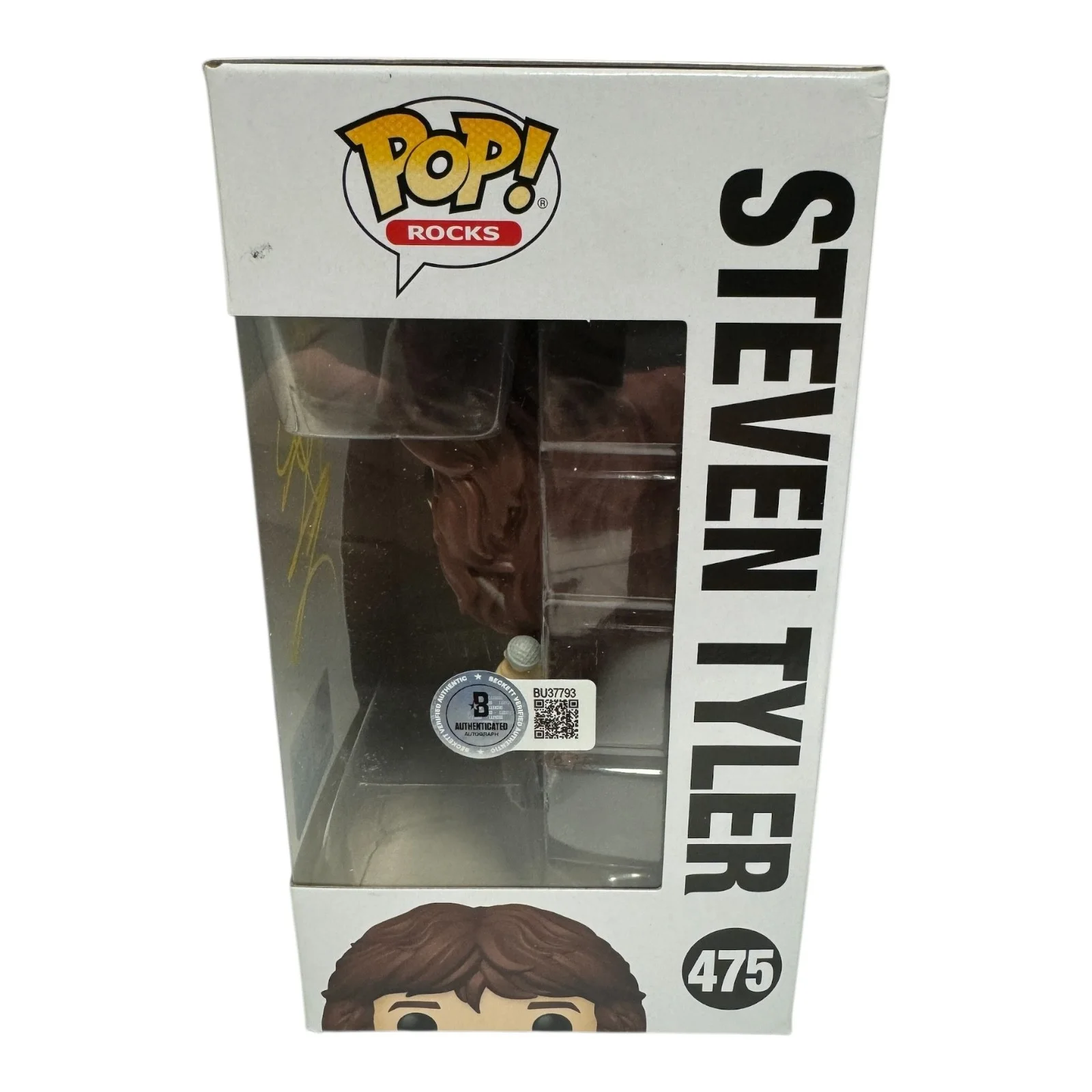 Steven Tyler Signed Autograph Aerosmith Funko Pop 475 Beckett BAS, изображение 2