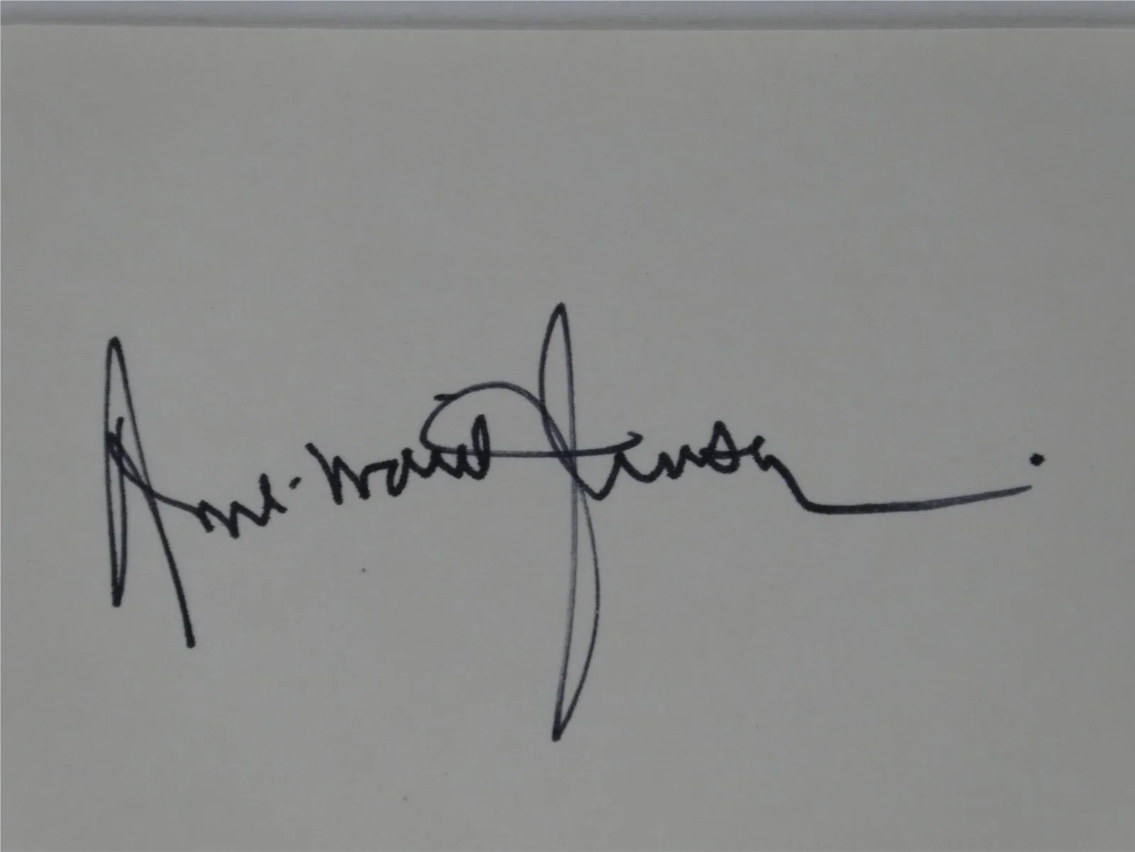 Anne-Marie Johnson — Anne-Marie Johnson Hand Signed Autographed 3x5 Index Card Living Color, изображение 2