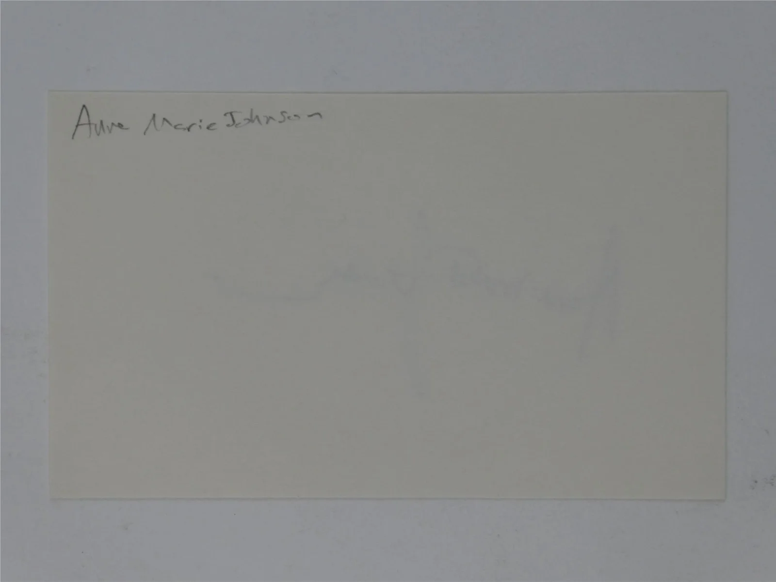 Anne-Marie Johnson — Anne-Marie Johnson Hand Signed Autographed 3x5 Index Card Living Color, изображение 3