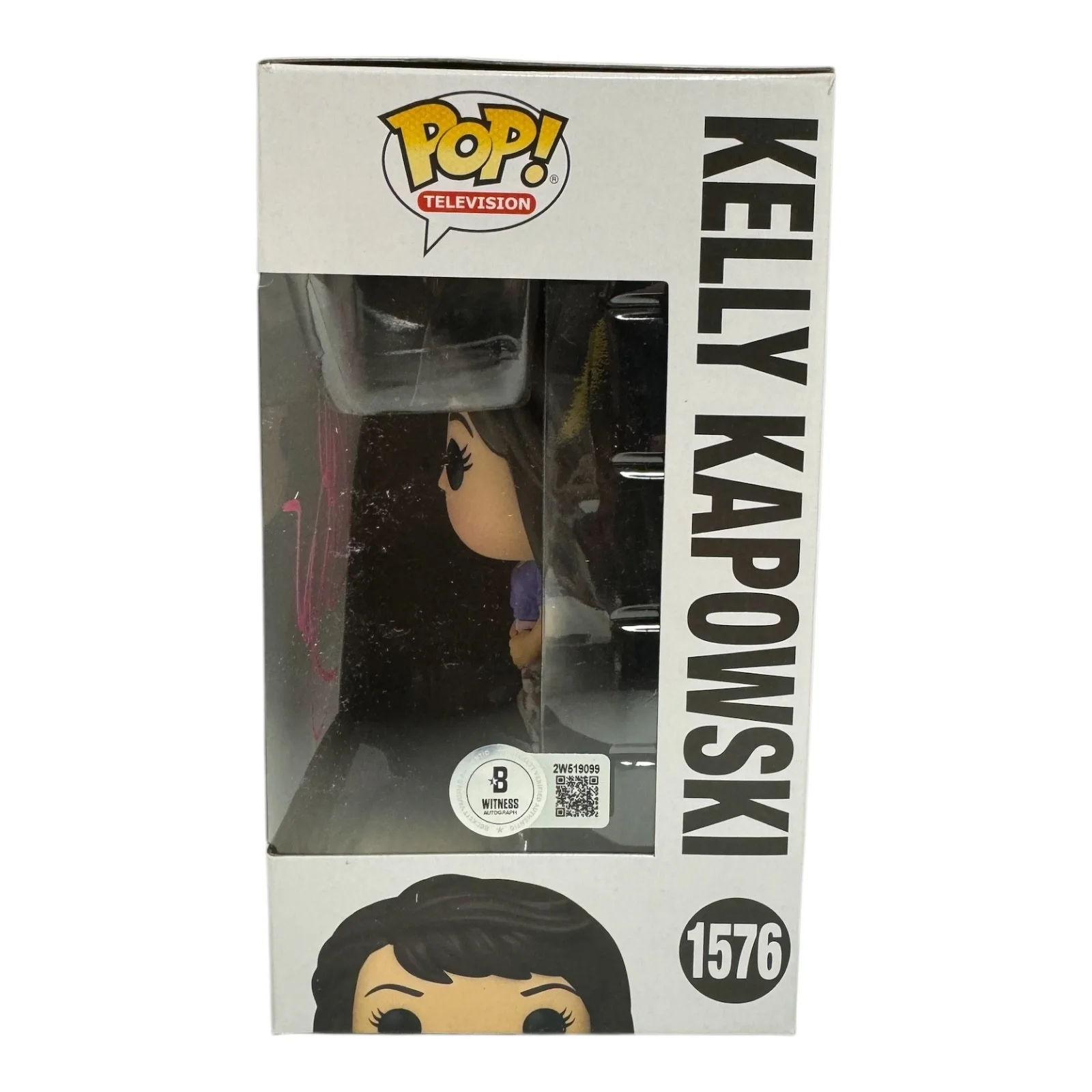 Tiffani Thiessen — Tiffani Thiessen Signed Autograph Saved By the Bell Funko 1576 Beckett Bas Kelly, image 2