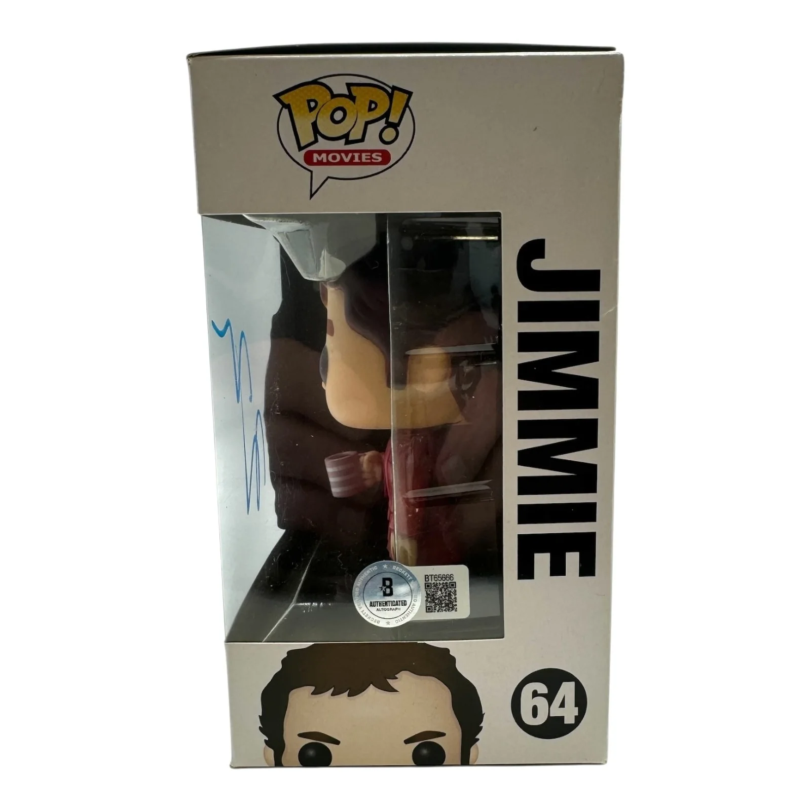 QUENTIN TARANTINO — Quentin Tarantino Signed Autograph Pulp Fiction Funko Pop 64 Beckett BAS Jimmie, image 2