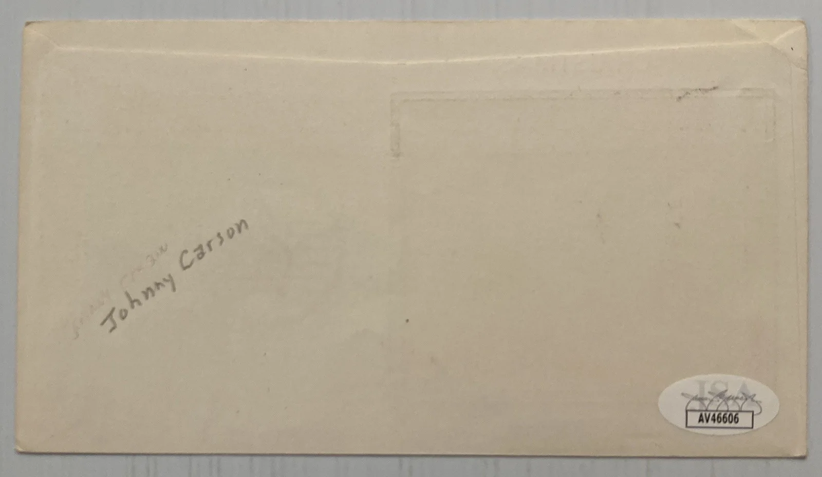 Johnny Carson — Anfitrión Johnny Carson Firmado Autógrafo Primer Día Cubierta FDC - Certificado JSA - ¡ENVÍO Y DEVOLUCIÓN GRATUITOS!, изображение 4