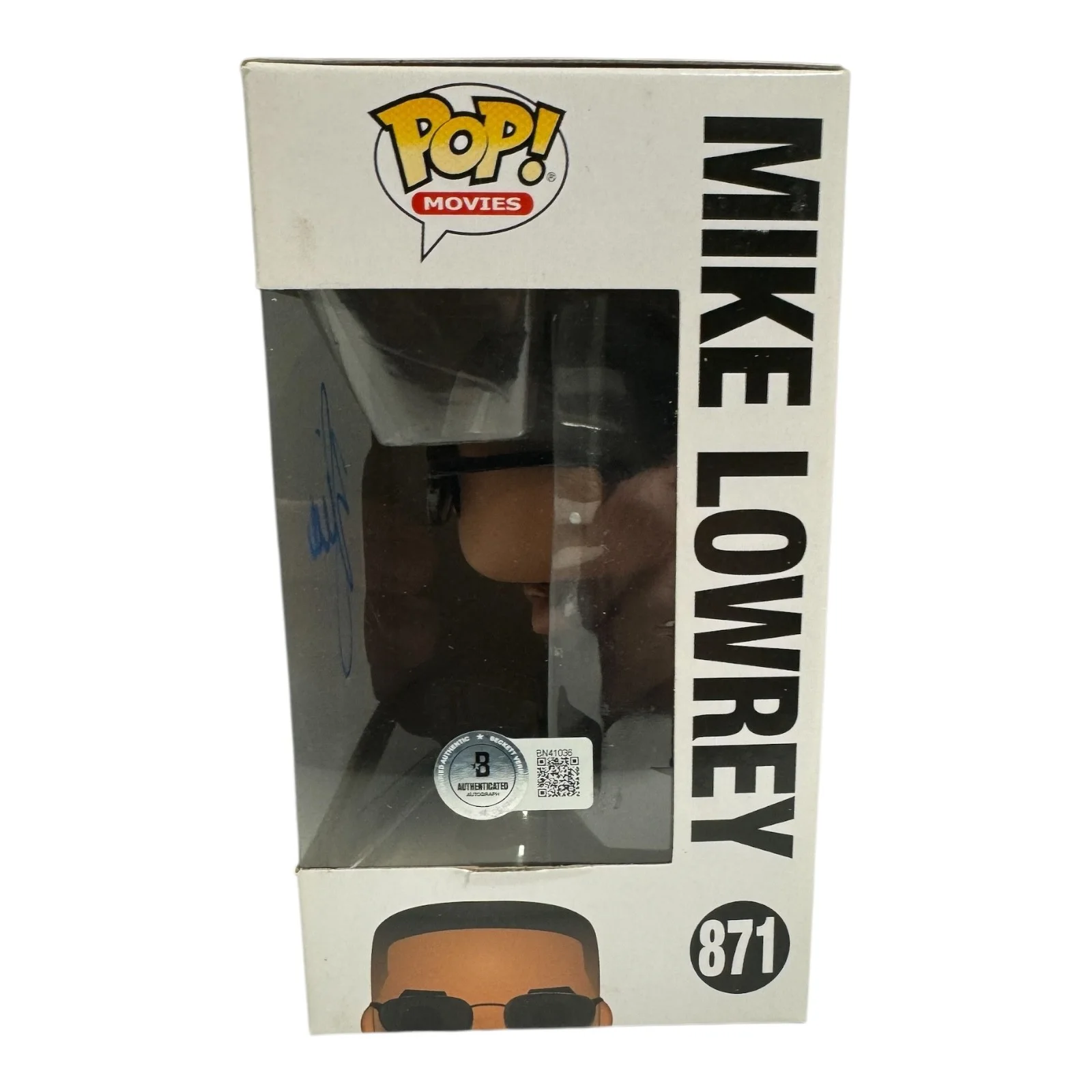 WILL SMITH — WILL SMITH SIGNED AUTOGRAPH FUNKO POP 871 BAD BOYS BECKETT BAS MIKE LOWREY, image 2