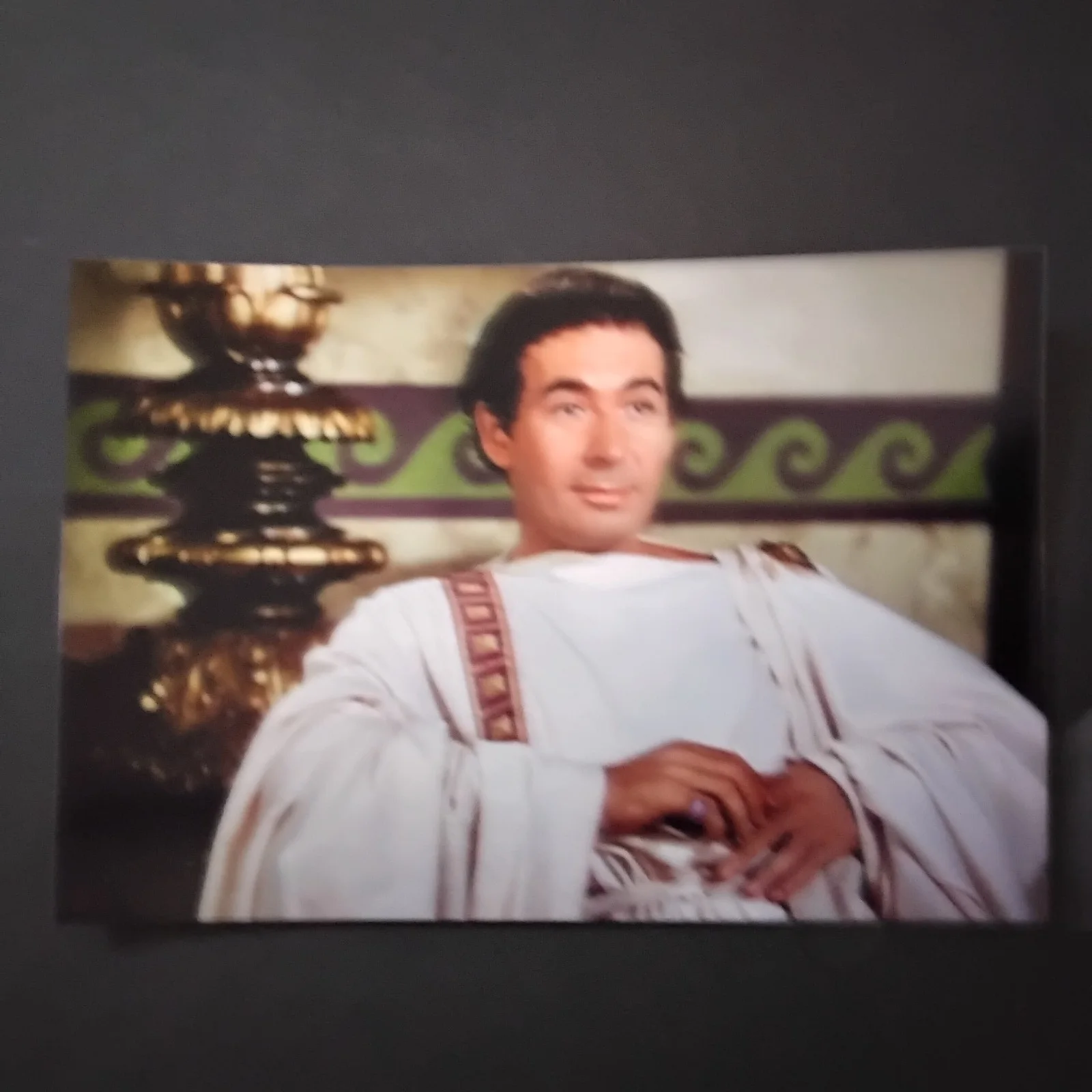 Leo Genn SIGNED Card Photo 40s Movie Actor Quo Vadis The Snake Pit Henry V Noir, изображение 5