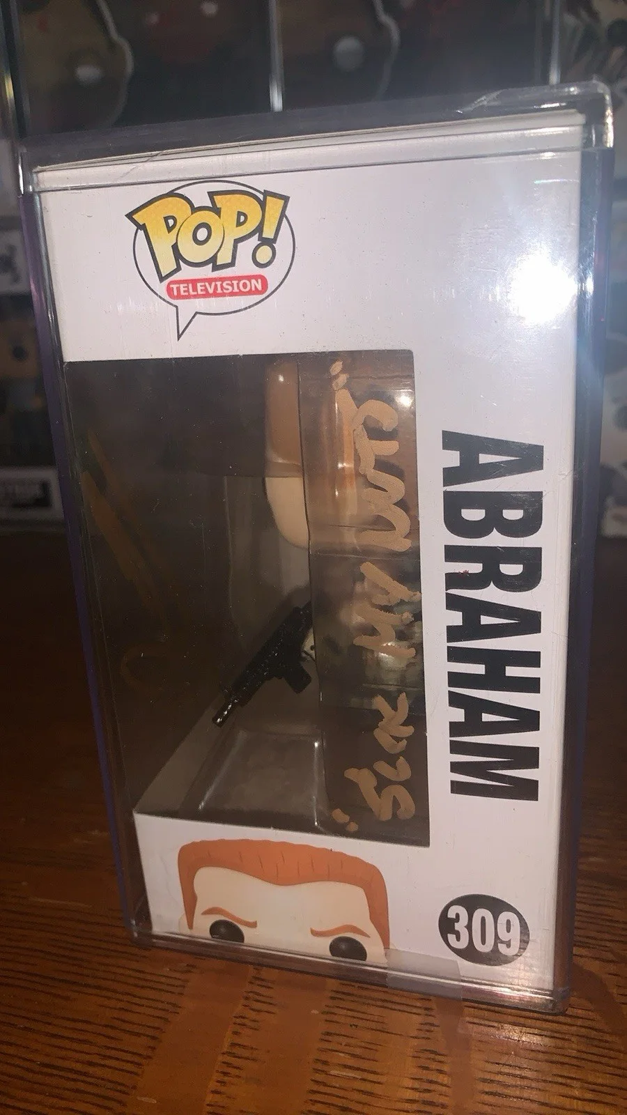 Michael Cudlitz Signed Abraham Funko Pop JSA Coa With Quote Walking Dead, image 2