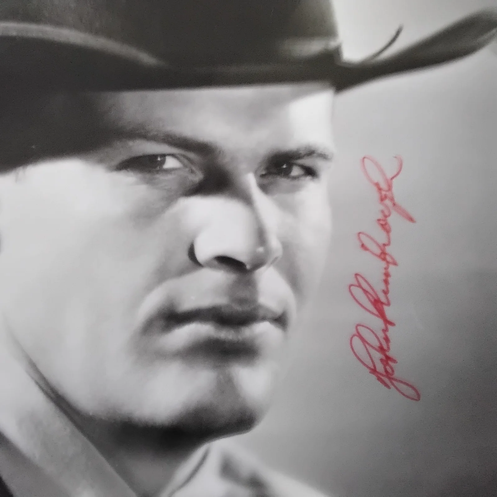 John Kimbrough SIGNED 8x10 Photo 40s Movie Actor Football Player Sundown Jim, изображение 4