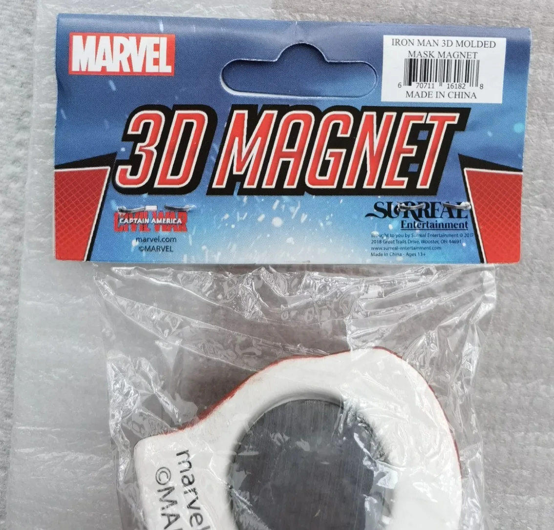 Marvel Iron Man mask / head 3D magnet, Captain America Civil War, Avengers, image 4