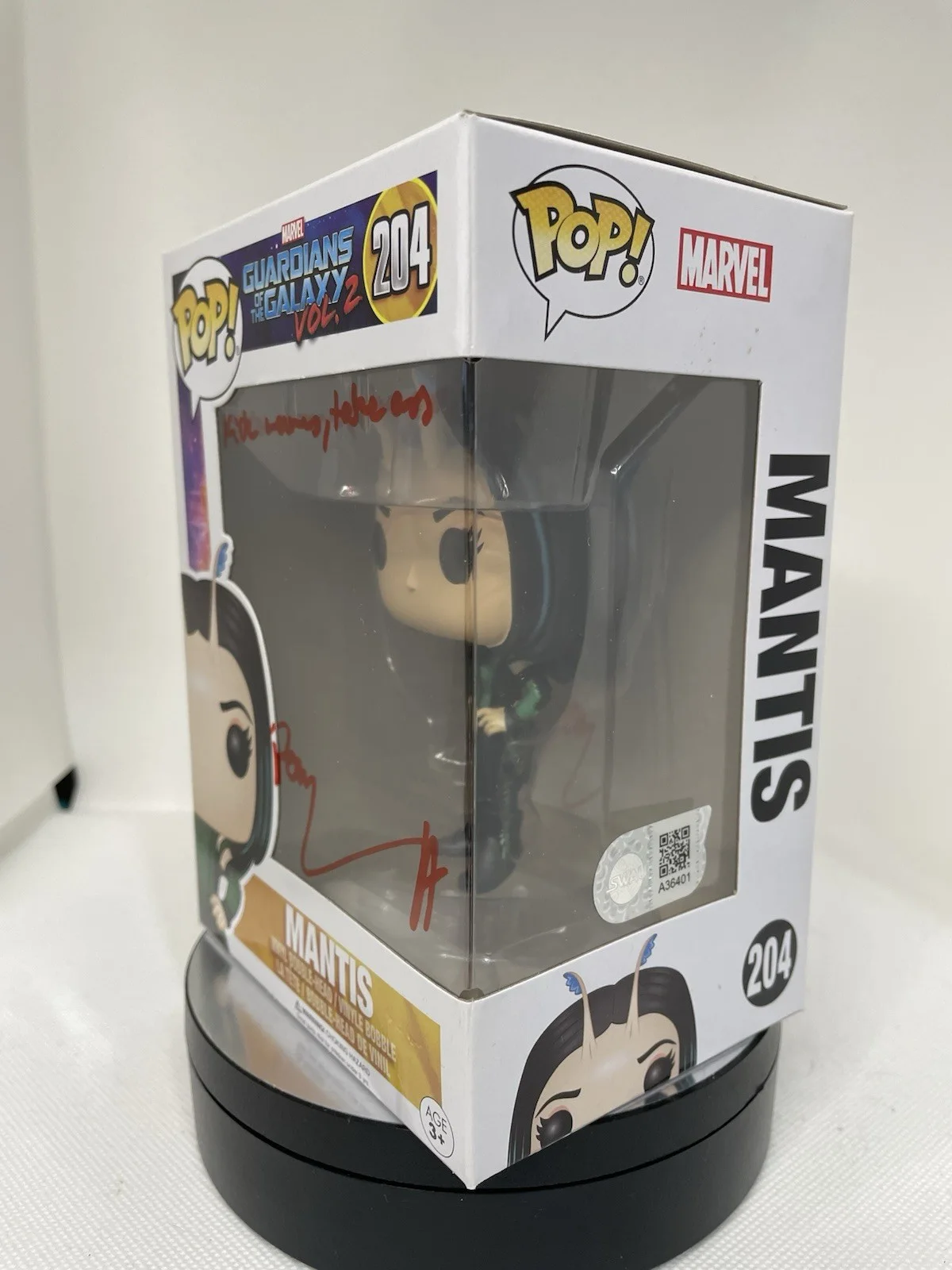 Pom Klementieff — Funko Pop Mantis Signed & Inscribed By Pom Klementieff - SWAU Certified, изображение 2