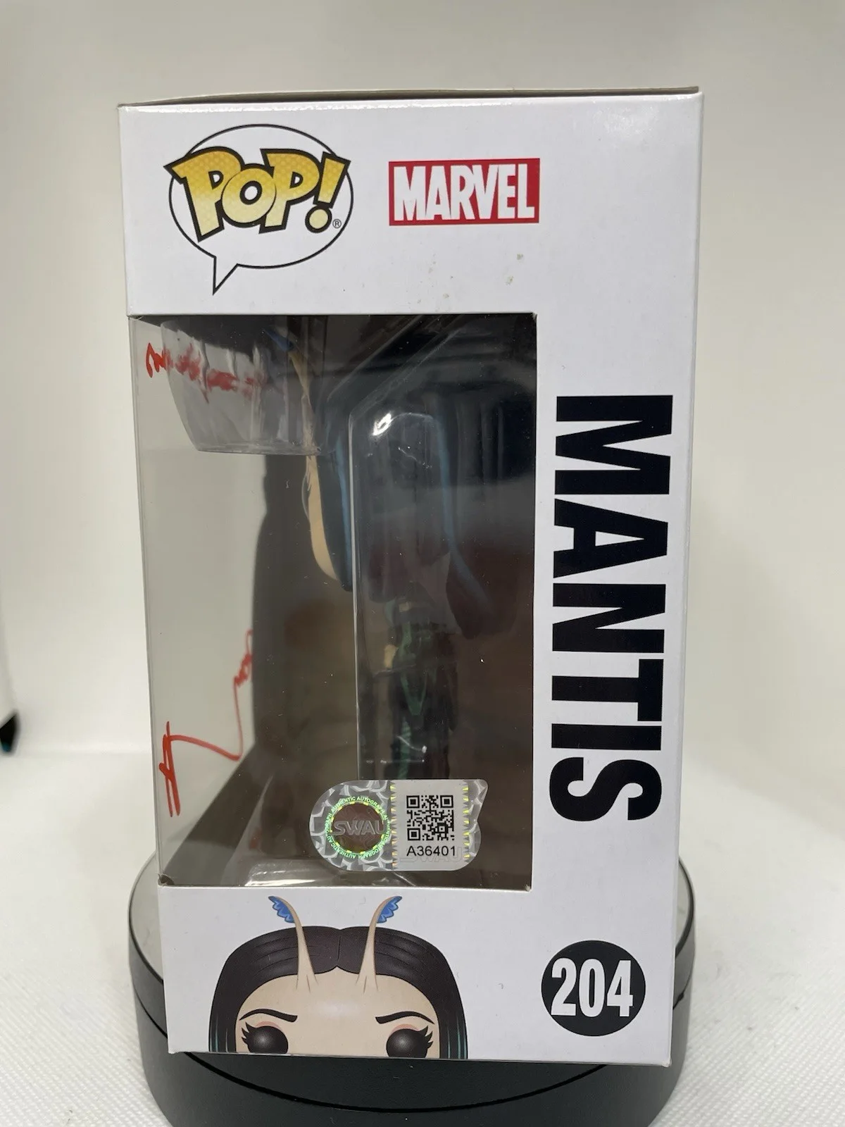 Pom Klementieff — Funko Pop Mantis Signed & Inscribed By Pom Klementieff - SWAU Certified, изображение 3