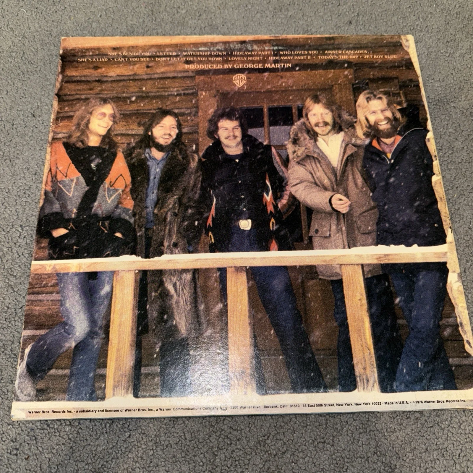 America AUTOGRAPH SIGNED Vinyl Dewey Bunnell Gerry Beckley Record, image 4