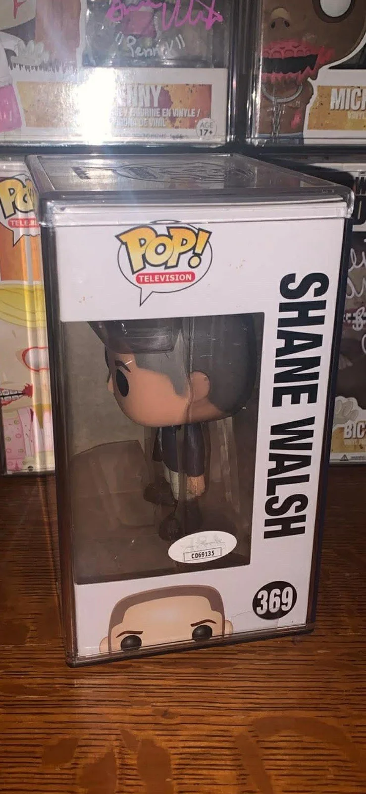 Jon Bernthal Autographed Shane Walsh Funko Pop Walking Dead Signed JSA Coa, image 2