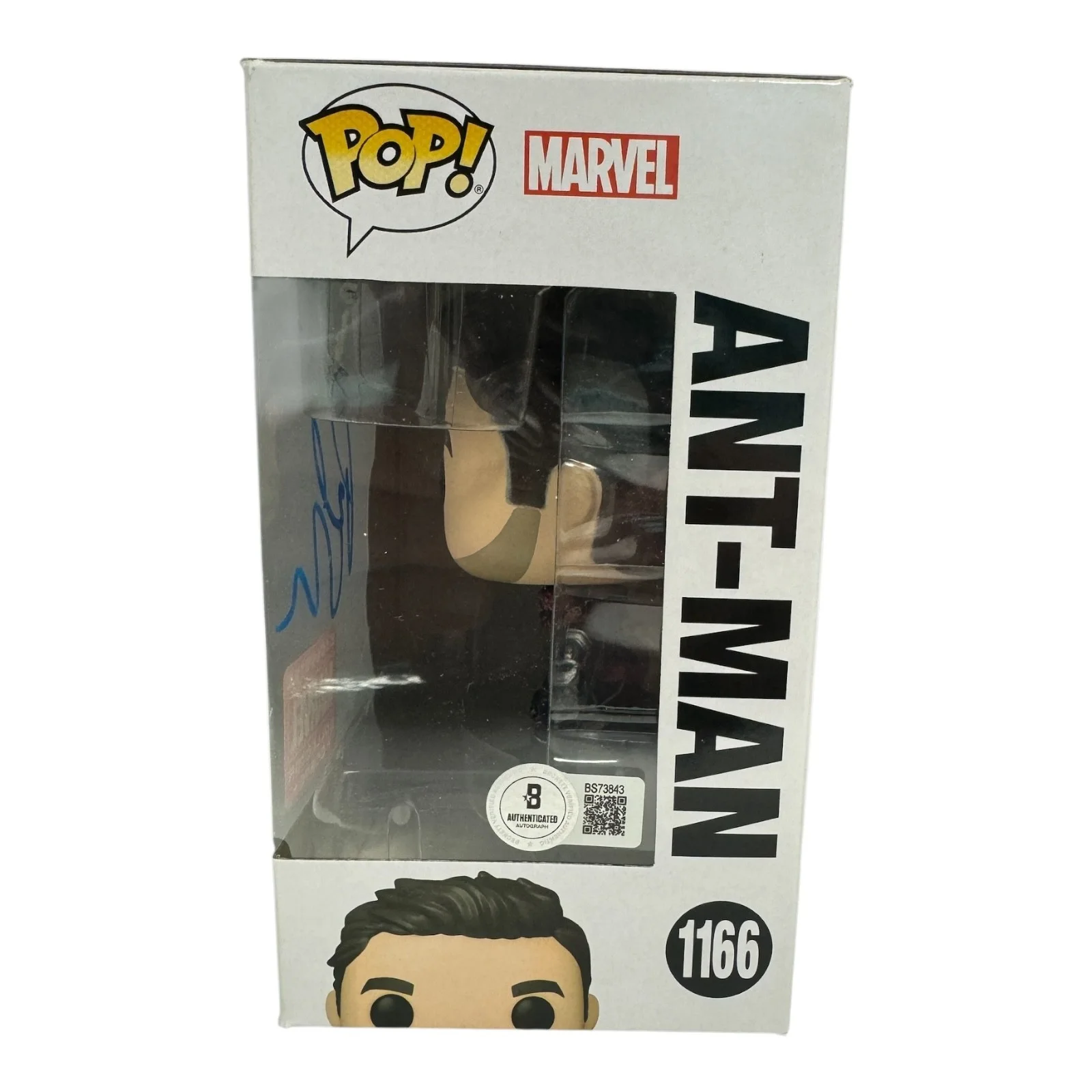Paul Rudd — Paul Rudd Signed Auto Funko 1166 Beckett Ant-Man And The Wasp, изображение 2