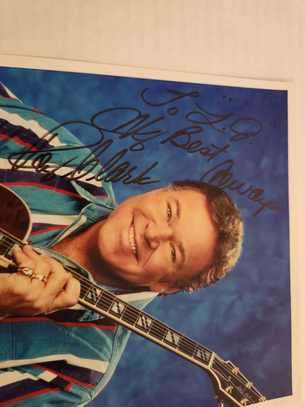 Roy Clark Hand Signed Photo 8X10 Country Music Singer HEE HAW 1991 Ticket Stub, изображение 5