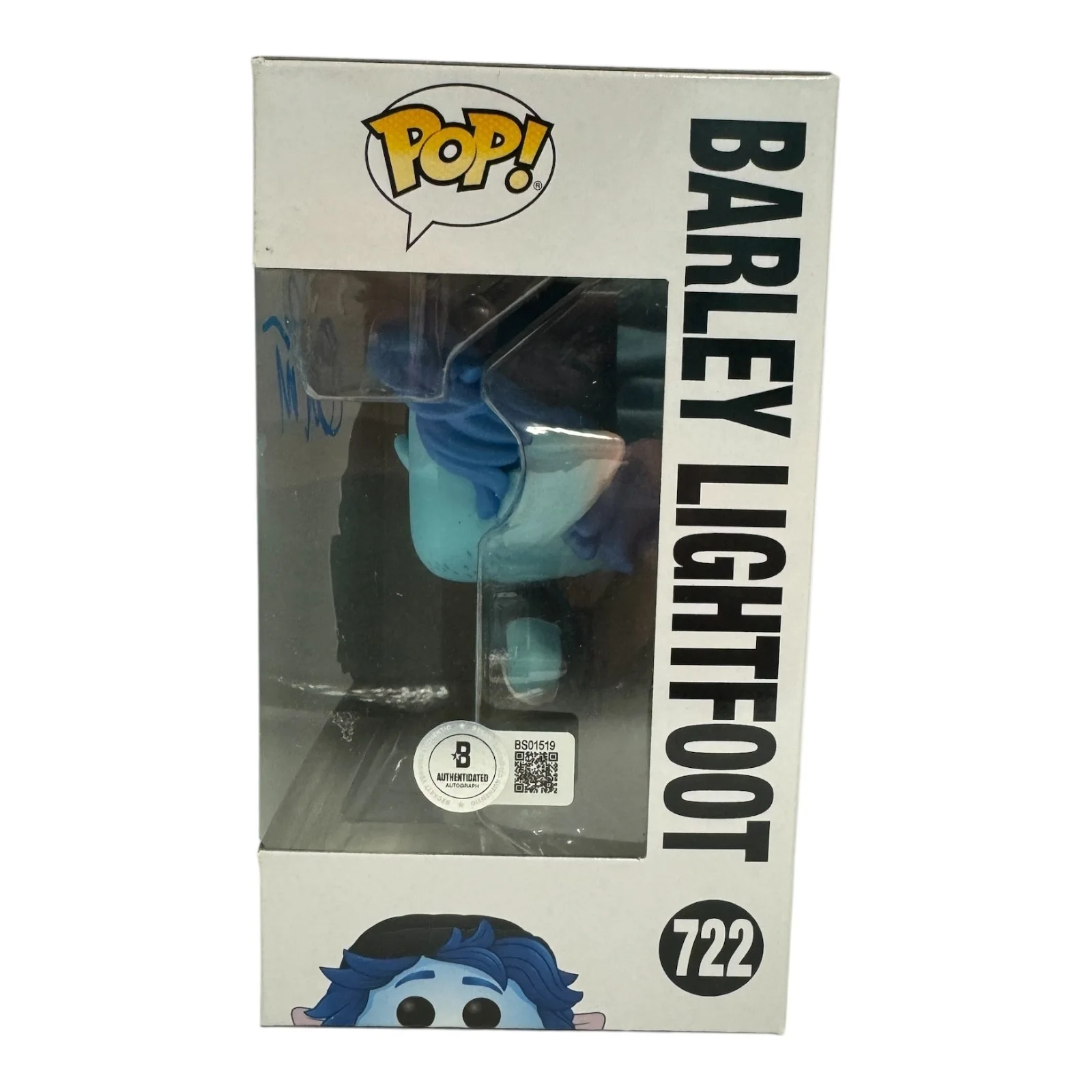 CHRIS PRATT — CHRIS PRATT SIGNED AUTOGRAPH ONWARD FUNKO POP 722 BECKETT BAS BARLEY LIGHTFOOT, изображение 2