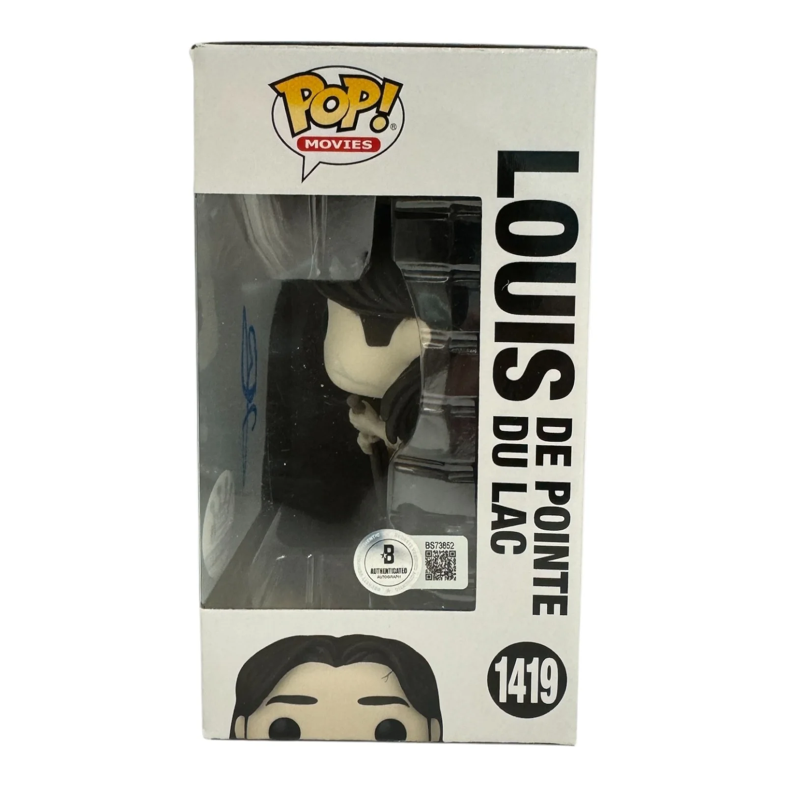 BRAD PITT — BRAD PITT SIGNED AUTOGRAPH INTERVIEW WITH THE VAMPIRE FUNKO POP 1419 BECKETT, изображение 2