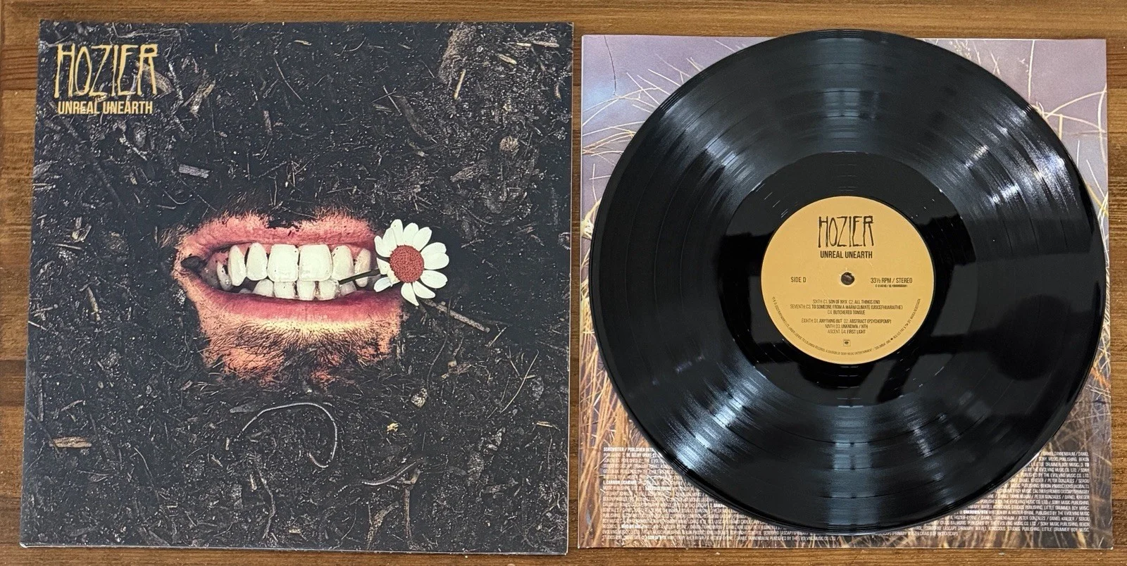 HOZIER Unreal Unearth SIGNED AUTOGRAPH Album Picture Card & Vinyl LP PSA DNA COA, изображение 5