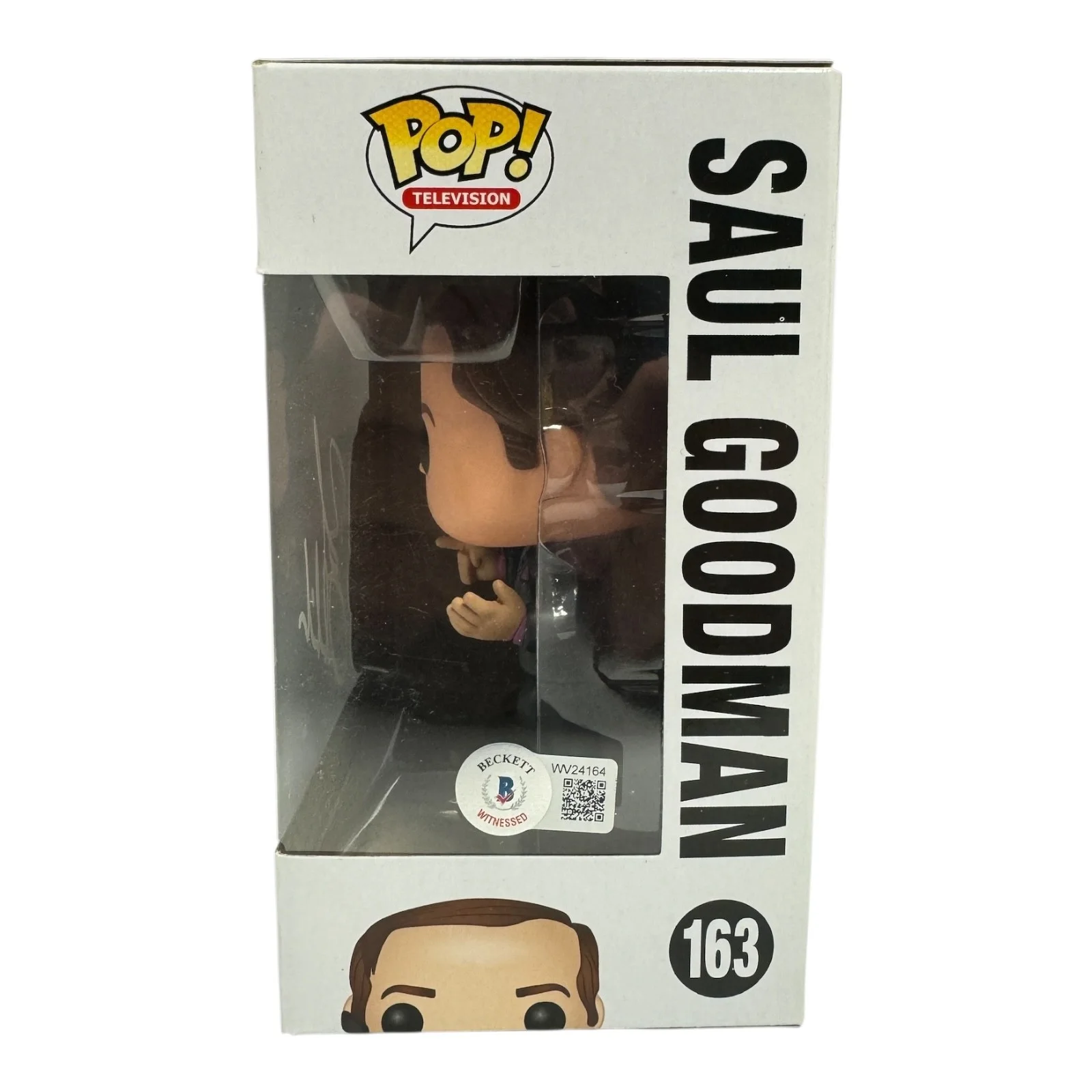 Bob Odenkirk — Bob Odenkirk Signed Autograph Breaking Bad Funko Pop 163 BAS Beckett Saul, изображение 2
