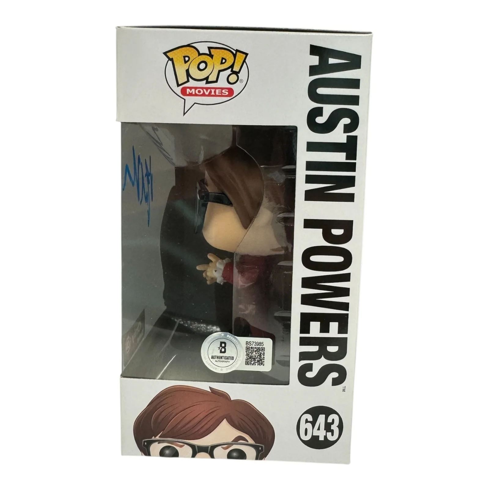 Mike Myers — Mike Myers Signed Autograph Austin Powers Funko Pop 643 Beckett BAS Yeah Baby, image 2