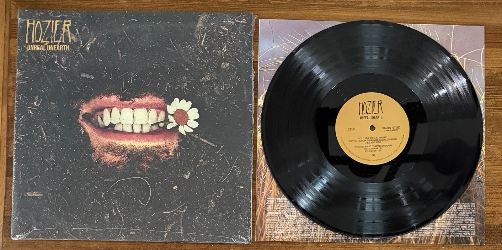 HOZIER Unreal Unearth SIGNED AUTOGRAPH Album Art Card & Vinyl LP PSA DNA COA, изображение 4