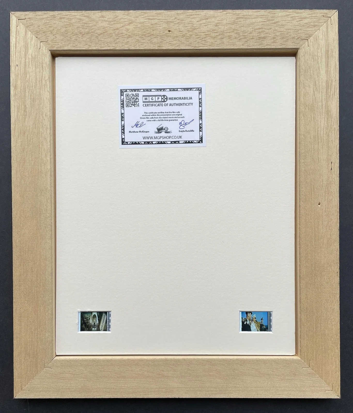 BATTLE of BRITAIN Original 35mm film cells set in Quality Wood Frame + COA, изображение 3