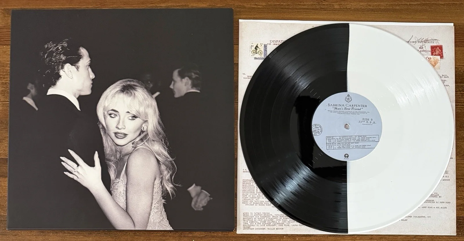 SIGNED Sabrina Carpenter Man’s Best Friend Picture & Alternate Vinyl PSA DNA COA, изображение 2