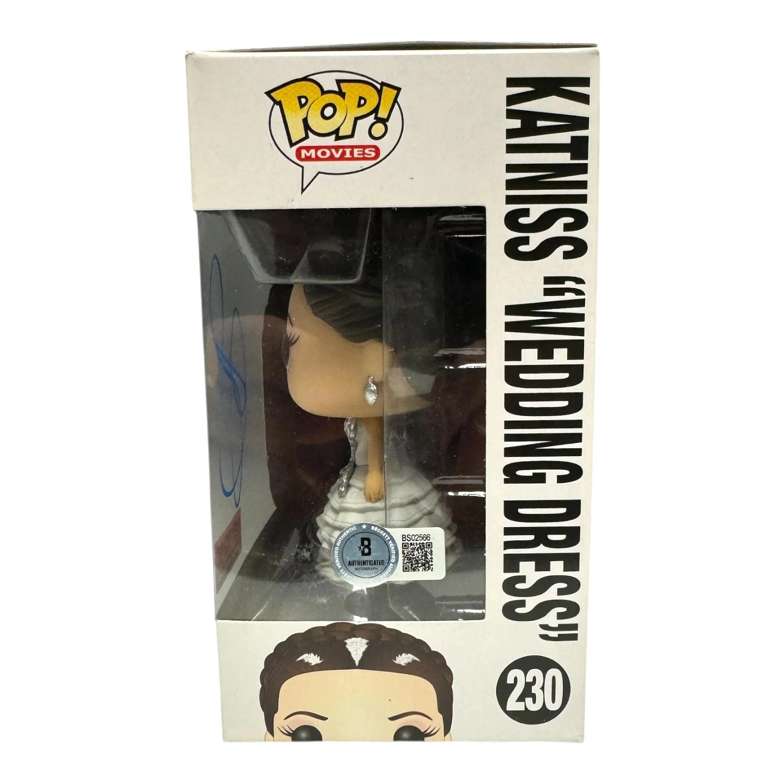 Jennifer Lawrence — Jennifer Lawrence Signed Autograph The Hunger Games Funko Pop 230 Beckett BAS, изображение 2