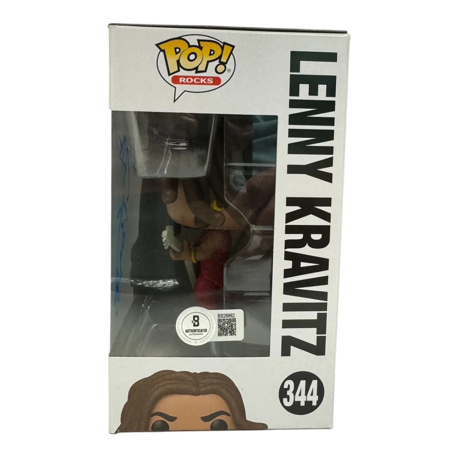 LENNY KRAVITZ SIGNED AUTOGRAPH FUNKO POP 344 BECKETT BAS, image 2