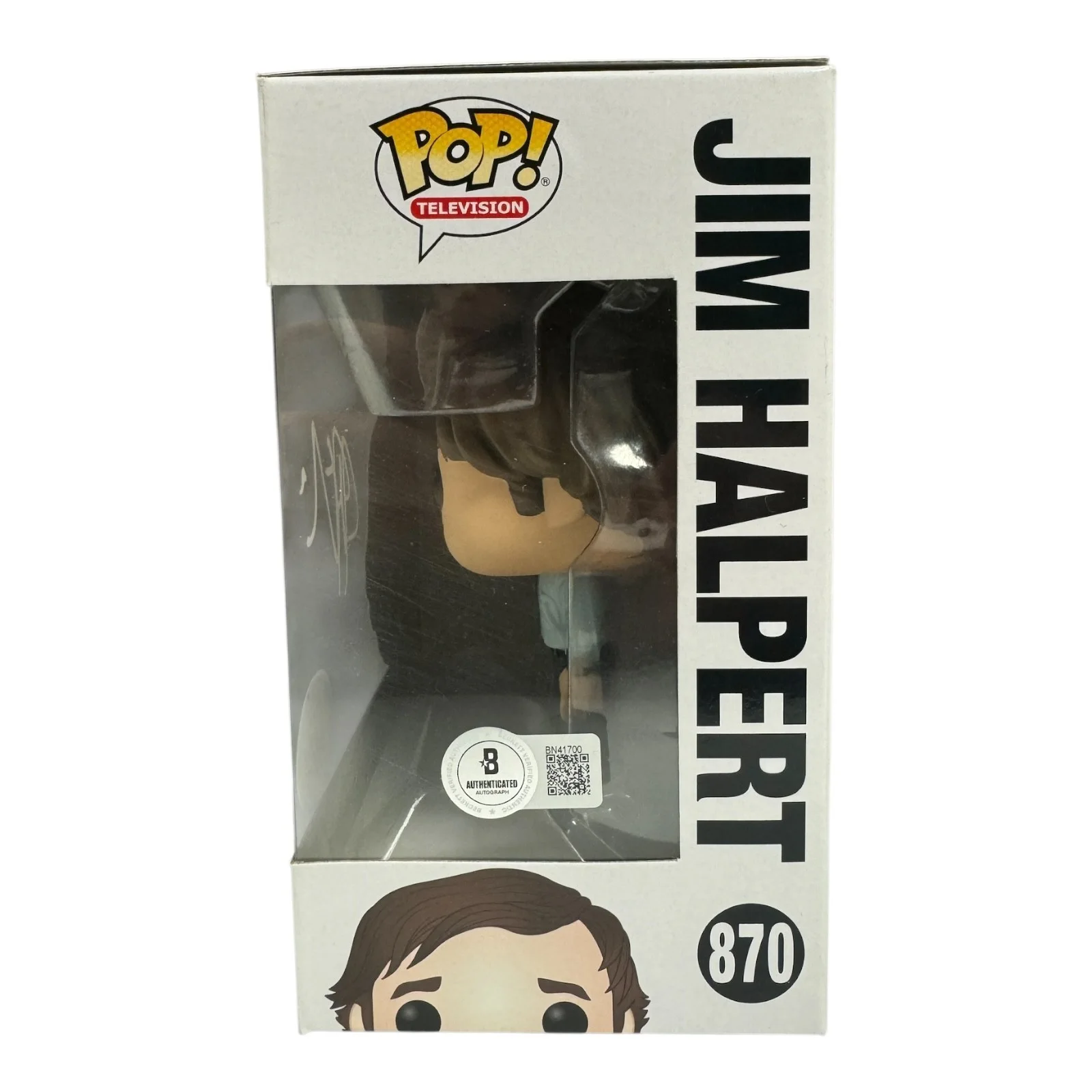 JOHN KRASINSKI — John Krasinski Signed Autograph Funko Pop 870 The Office Beckett BAS Jim Halpert, image 2