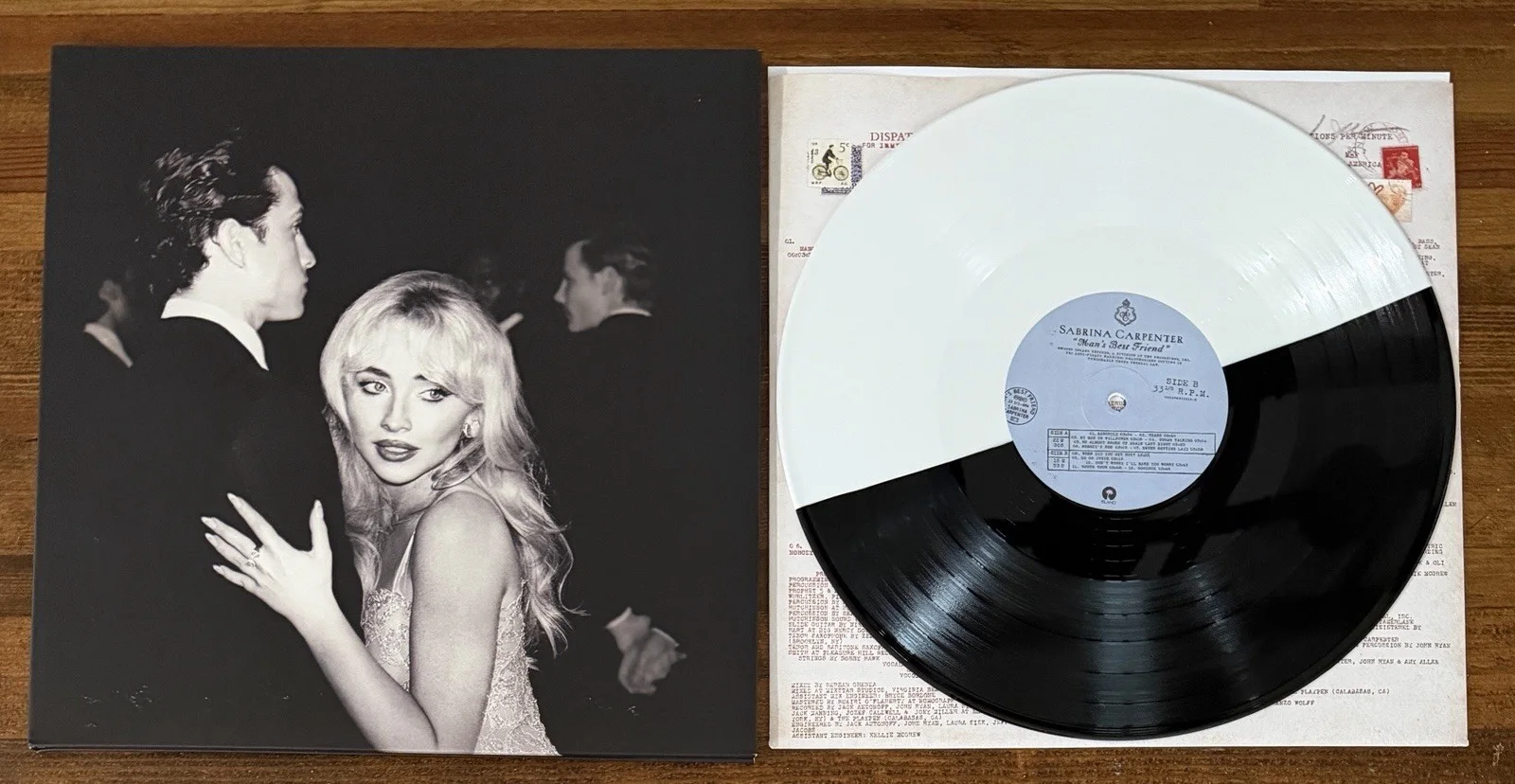 SIGNED Sabrina Carpenter Man’s Best Friend Photo & Alternate Vinyl PSA DNA COA, изображение 2