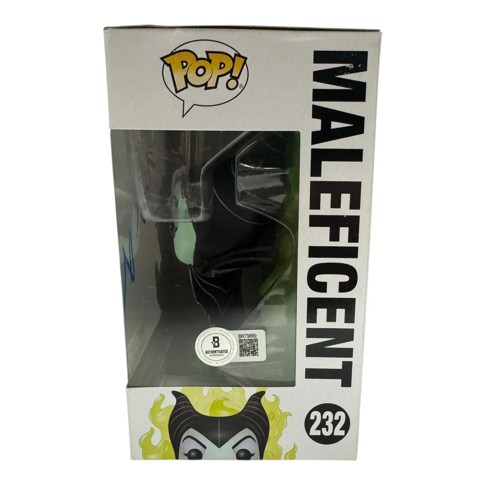 ANGELINA JOLIE — ANGELINA JOLIE SIGNED AUTOGRAPH MALEFICENT FUNKO POP 232 BECKETT BAS, image 2