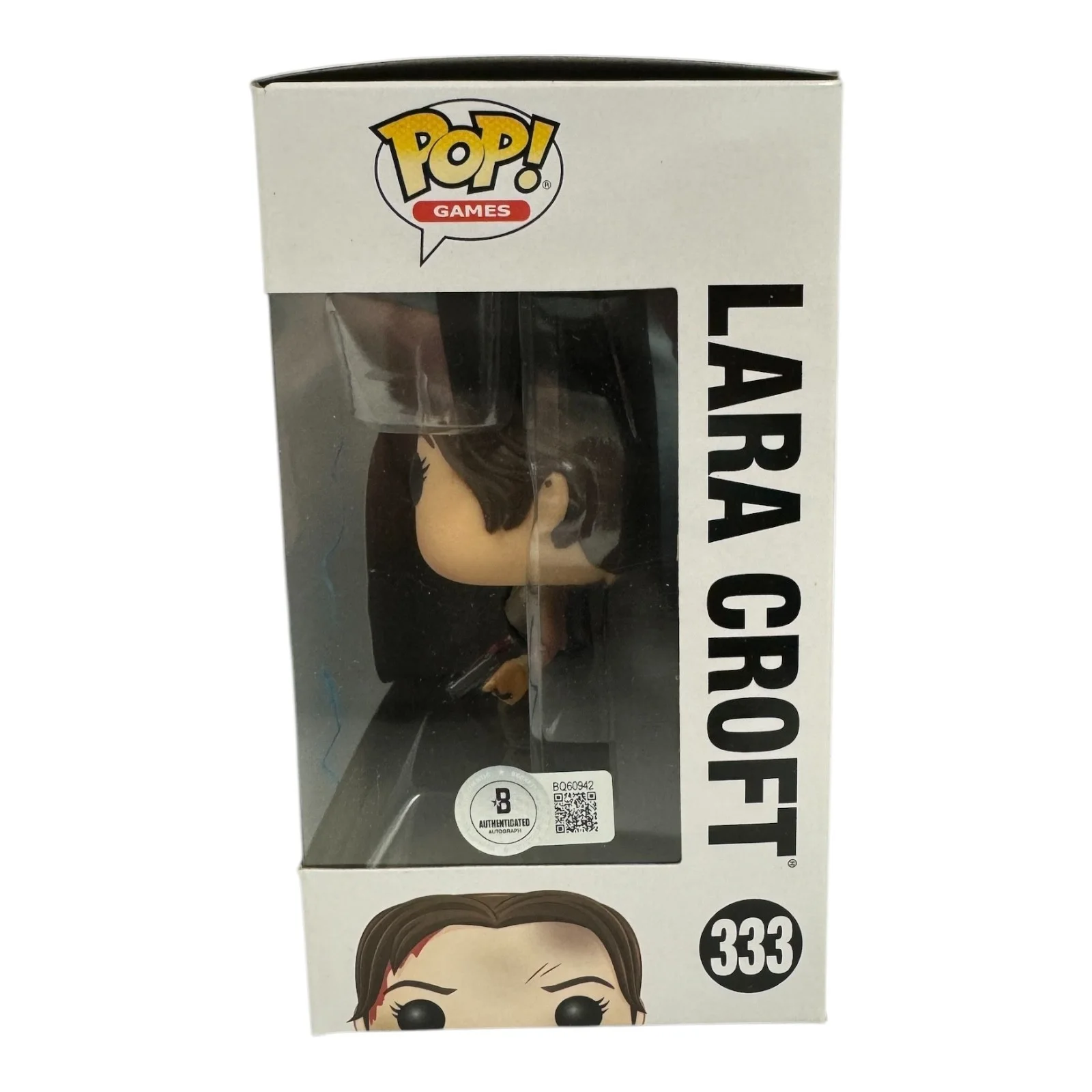 ANGELINA JOLIE — ANGELINA JOLIE SIGNED AUTOGRAPH TOOMB RAIDER FUNKO POP 333 BECKETT BAS, изображение 2