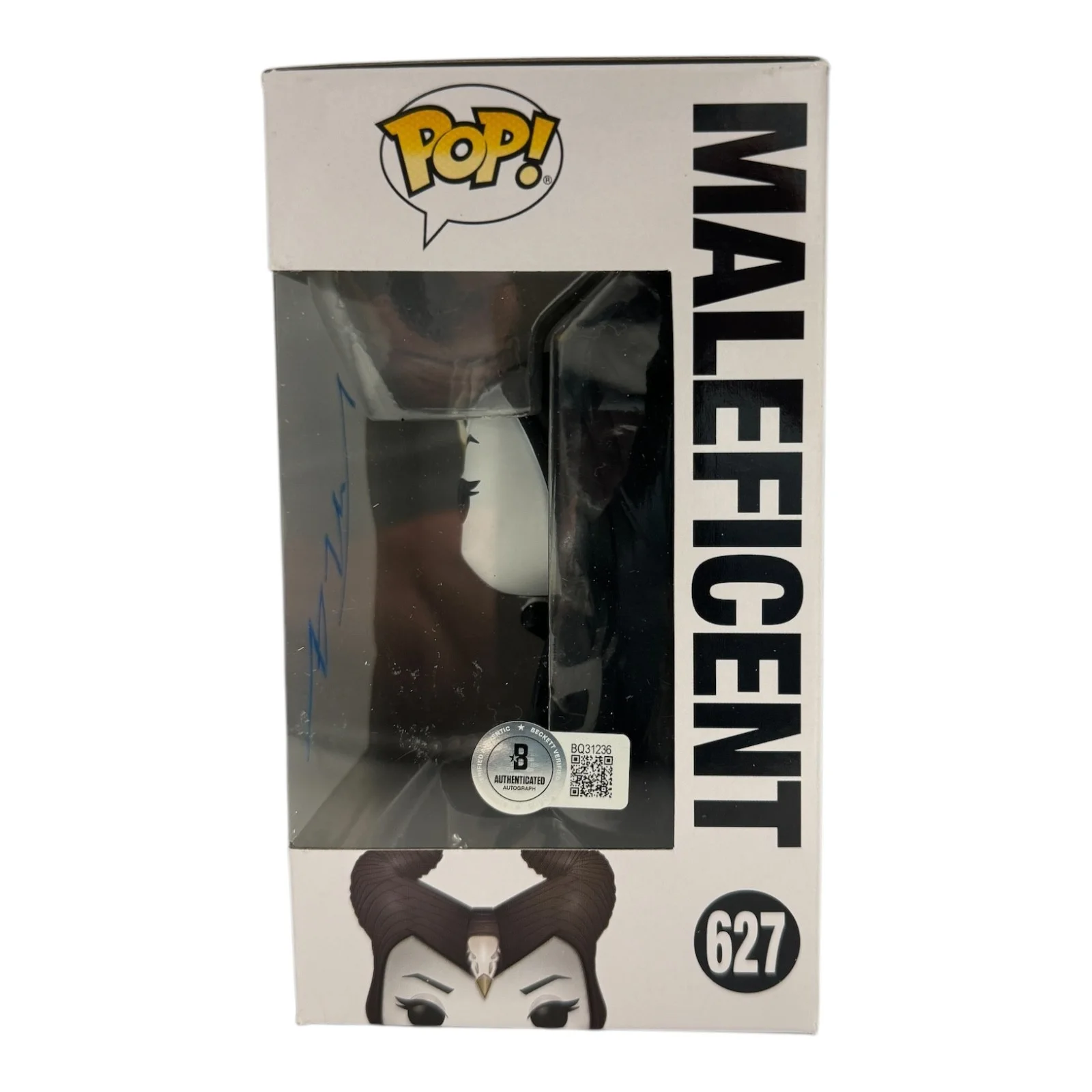 ANGELINA JOLIE — ANGELINA JOLIE SIGNED AUTOGRAPH MALEFICENT FUNKO POP 627 BECKETT BAS, image 2