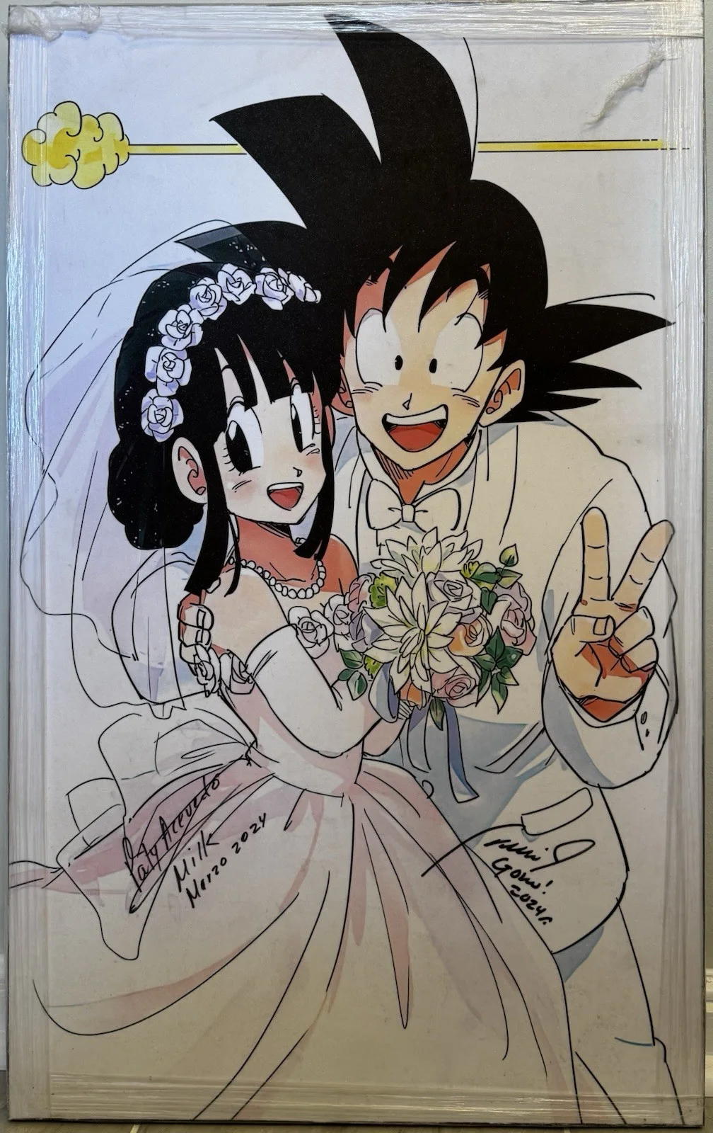 mario Castaneda — Mario Castaneda & Paty Acevedo Goku & Milk Autograph Dragonball Z Marzo 2024, изображение 2