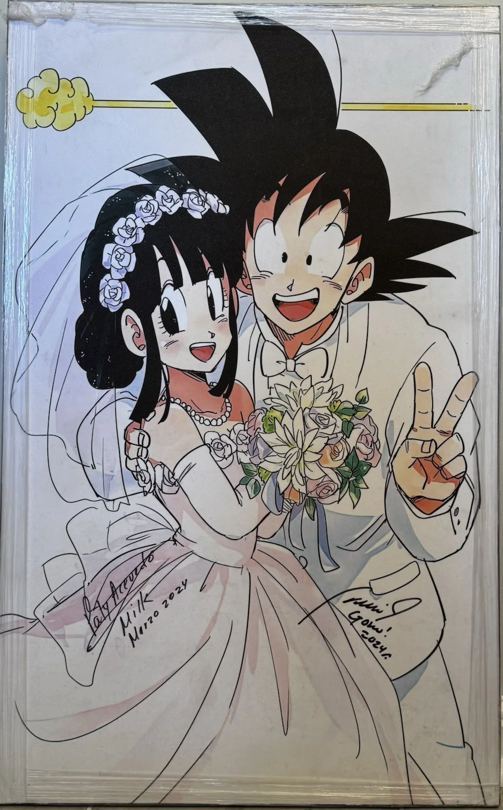 mario Castaneda — Mario Castaneda & Paty Acevedo Goku & Milk Autograph Dragonball Z Marzo 2024, изображение 3