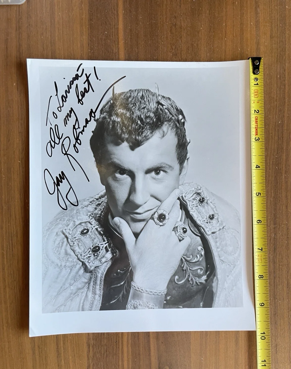 Jay Robinson — Jay Robinson Photo Signed Caligula Dr. Shrinker! Photo Vintage Autographed Photo, image 4