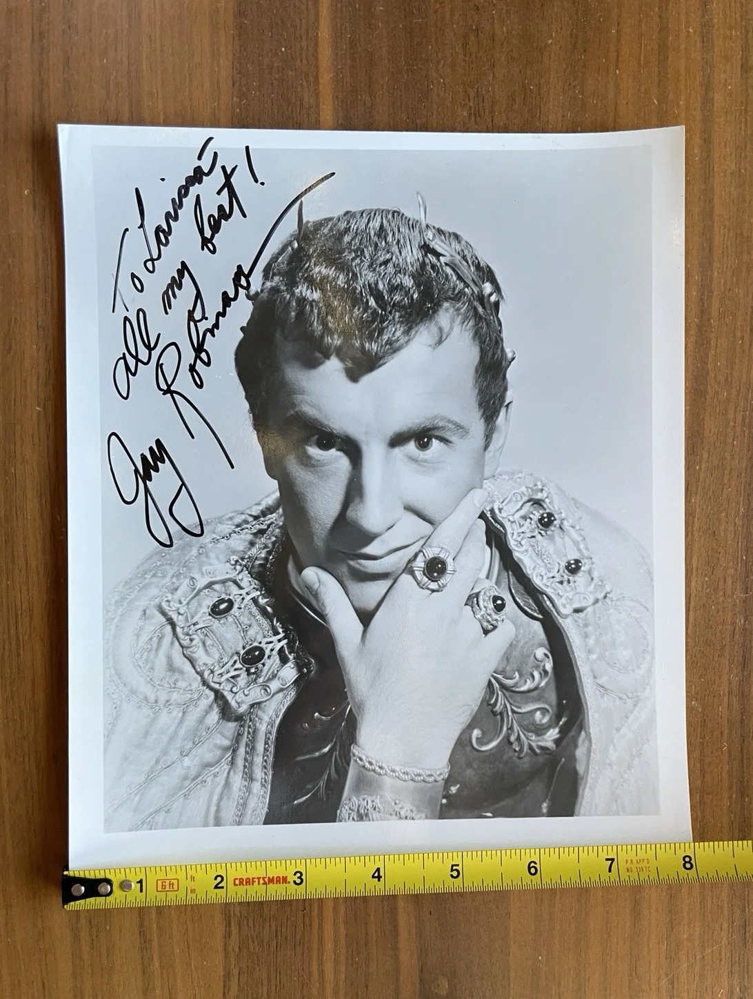 Jay Robinson — Jay Robinson Photo Signed Caligula Dr. Shrinker! Photo Vintage Autographed Photo, image 5