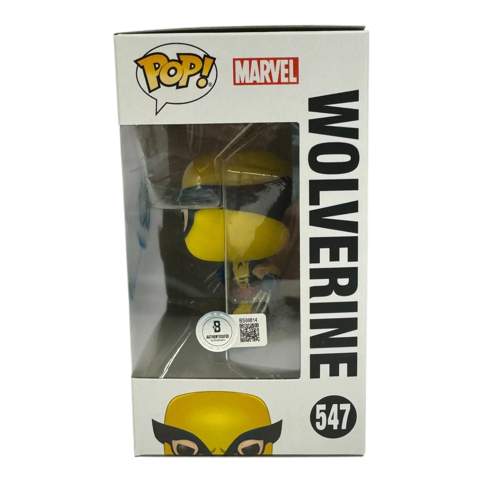 HUGH JACKMAN — HUGH JACKMAN SIGNED AUTOGRAPH FUNKO POP 05 BECKETT BAS MARVEL WOLVERINE, image 2