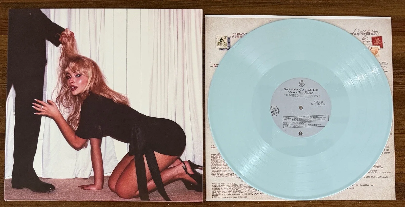 SIGNED Sabrina Carpenter Man’s Best Friend Photo & Vinyl PSA DNA COA Autographed, изображение 5