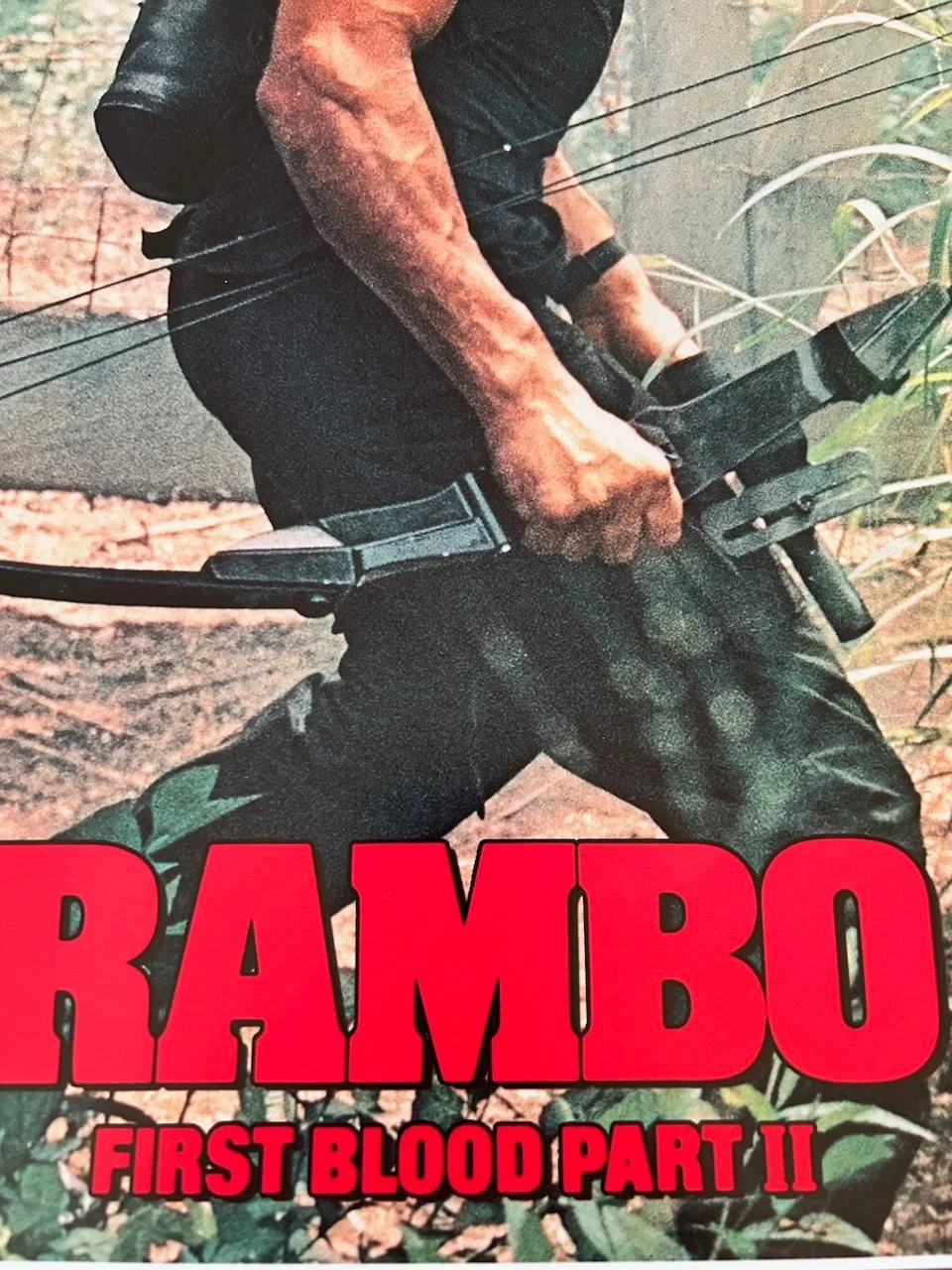 A2 Poster Rambo First Blood Part 2 Sylvester Stallone size 420mm x 594mm, изображение 4