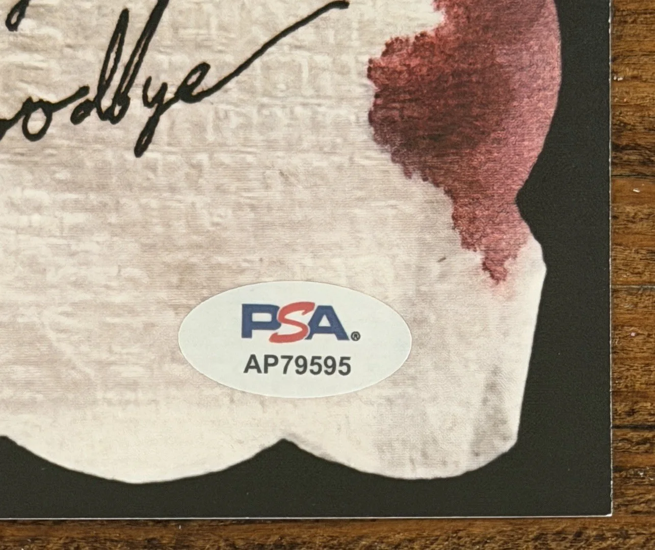 SIGNED Sabrina Carpenter Man’s Best Friend Photo & Blue Vinyl PSA DNA COA Auto, изображение 2