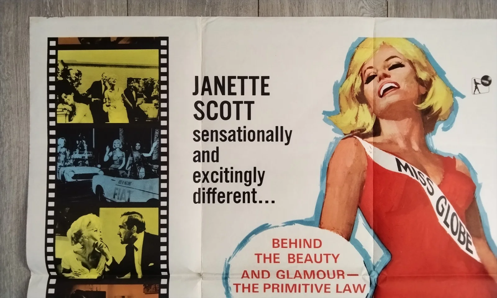 THE BEAUTY JUNGLE, QUAD POSTER. 1964. JANETTE SCOTT,, IAN HENDRY. VAL GUEST., изображение 2