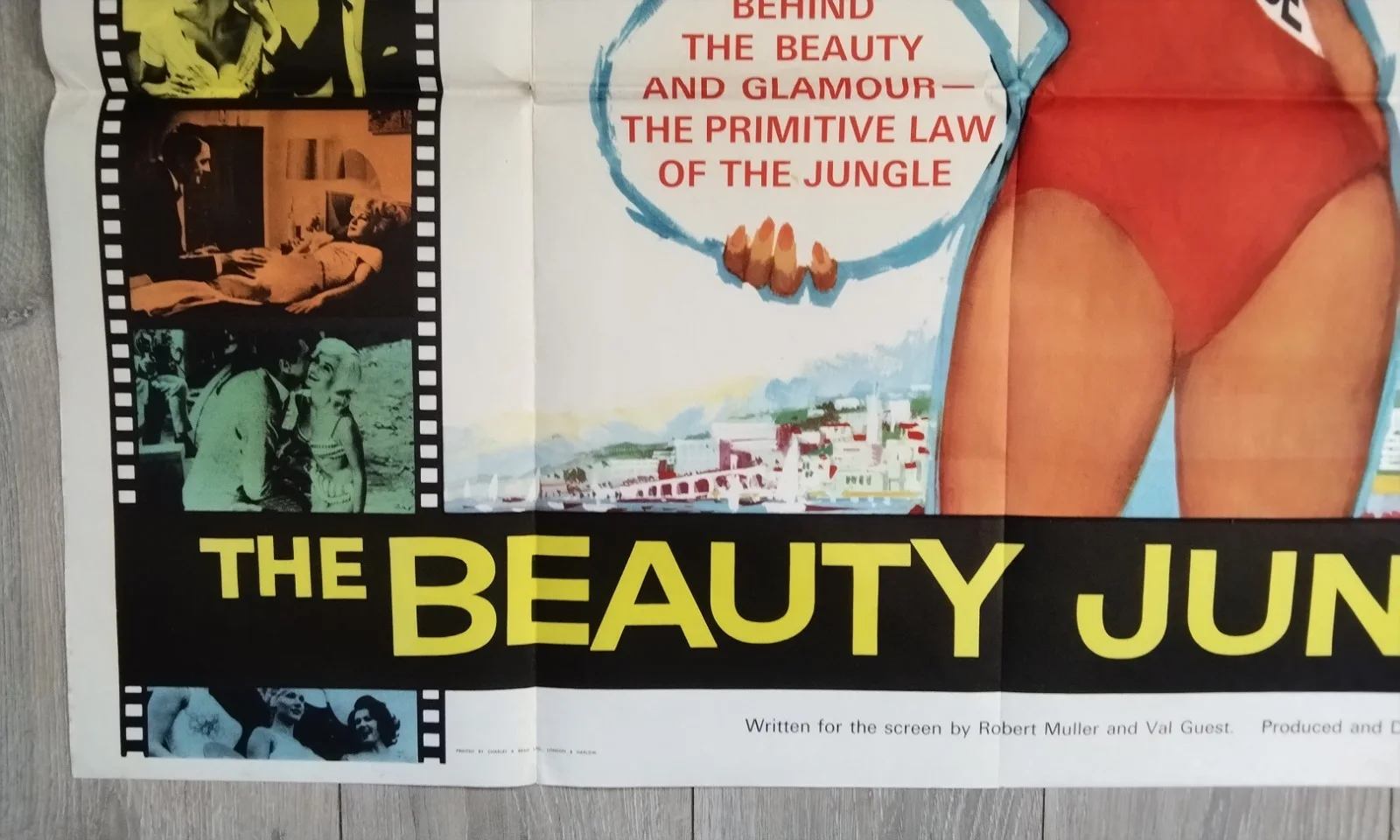 THE BEAUTY JUNGLE, QUAD POSTER. 1964. JANETTE SCOTT,, IAN HENDRY. VAL GUEST., изображение 5