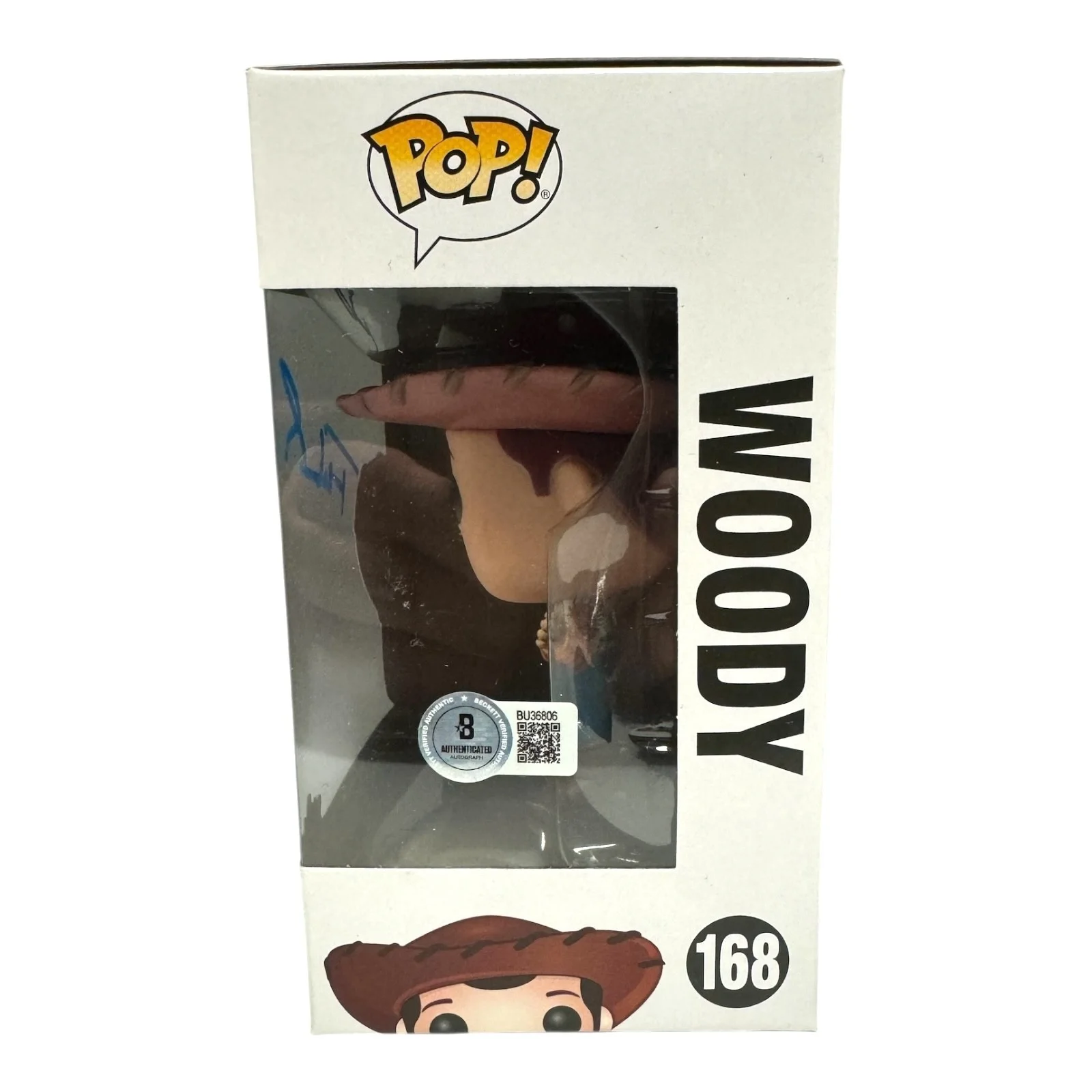 Tom Hanks — Tom Hanks Signed Autograph Toy Story Funko Pop 168 Beckett BAS Sheriff Woody, изображение 2