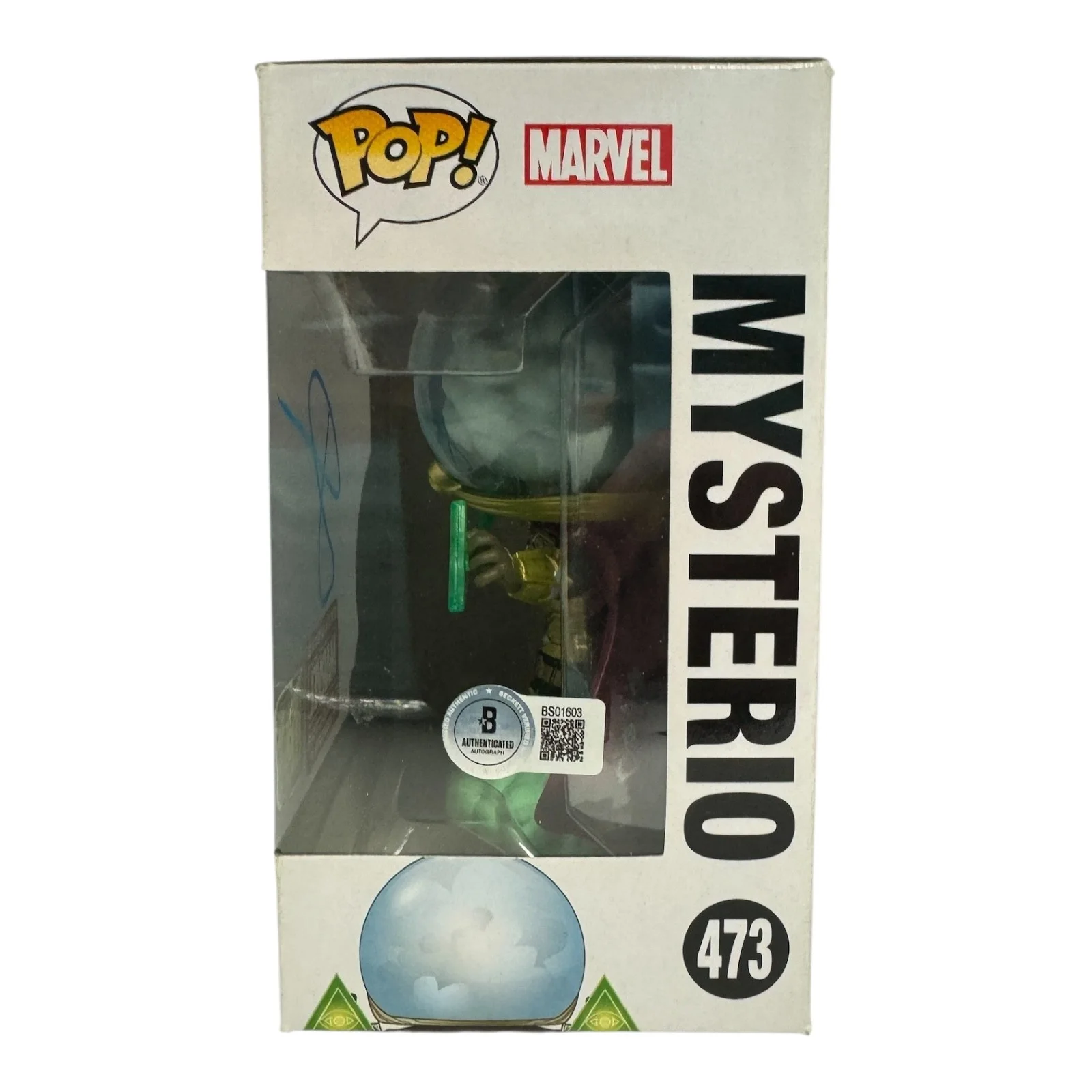 Jake Gyllenhaal — Jake Gyllenhaal Signed Autograph Spider-Man Far From Home Funko Pop 473 Beckett, изображение 2
