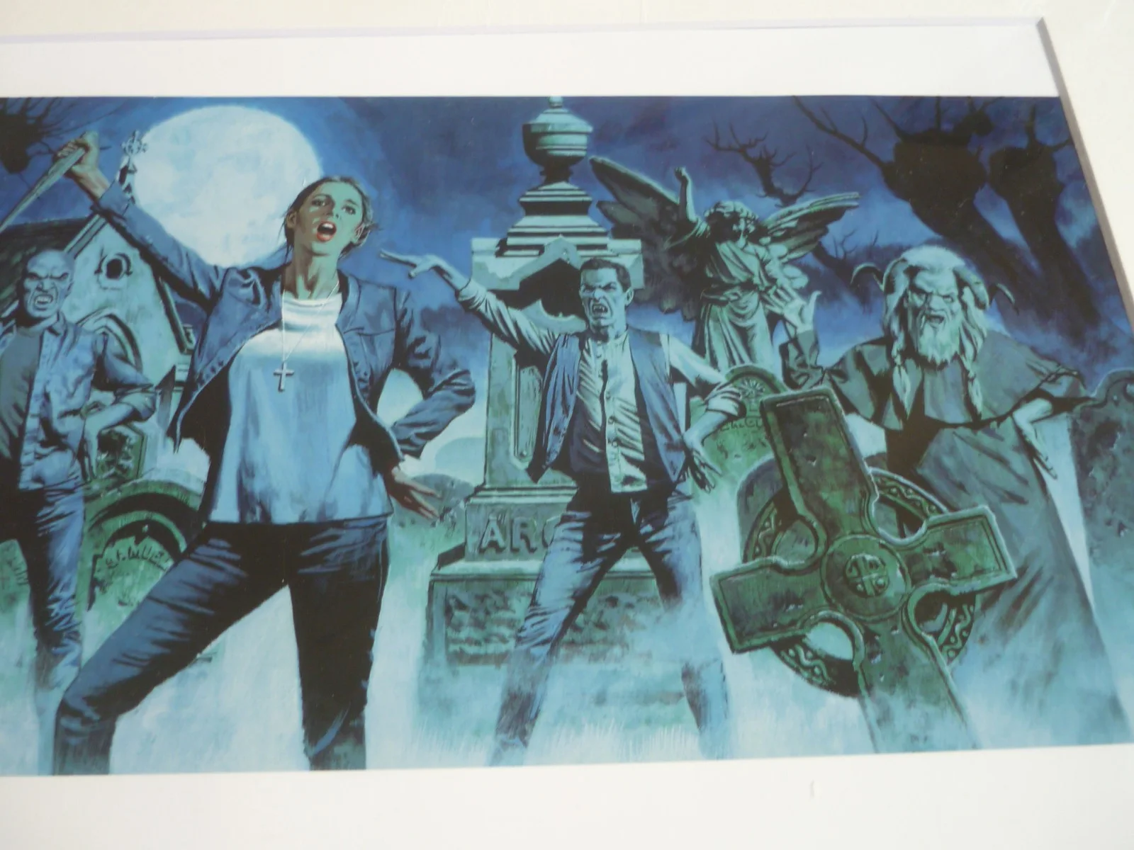 14x11 x2 posters mounted buffy the vampire slayer once more with feeling double, image 2