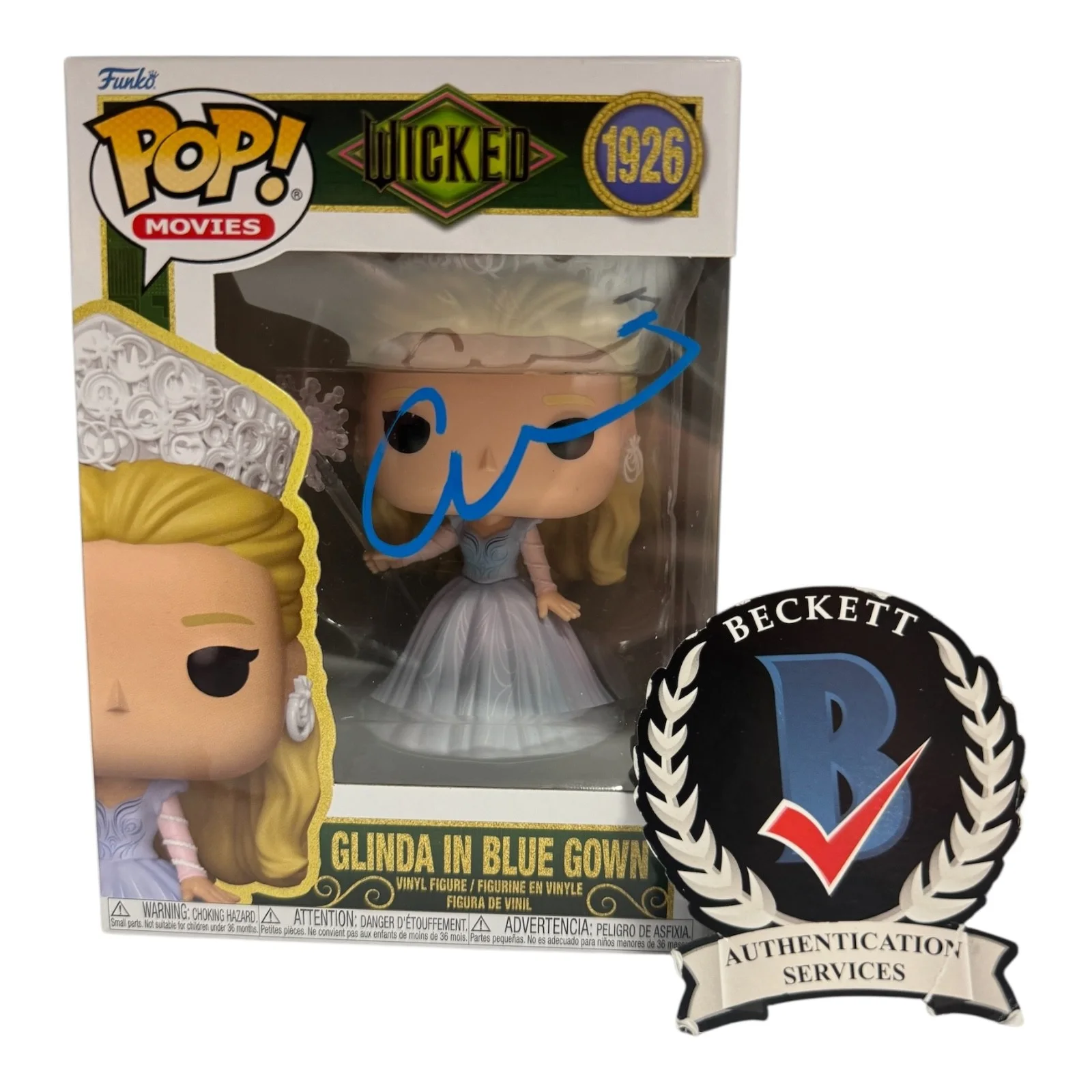 Ariana Grande — Ariana Grande Signed Autograph Wicked Funko Pop 1929 Beckett BAS Glinda