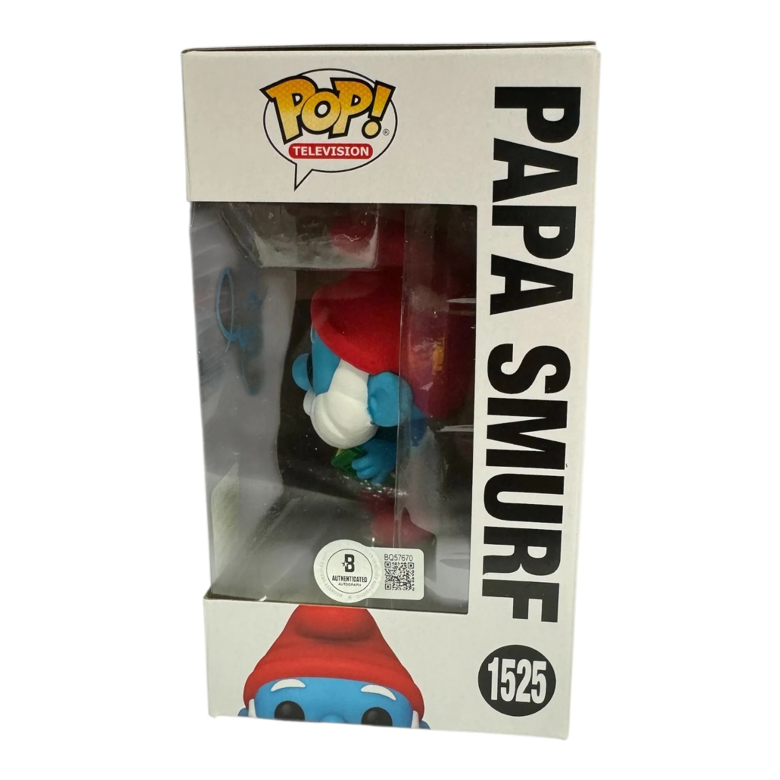 John Goodman — John Goodman Signed Autograph The Smurfs Movie Funko Pop 1525 Beckett BAS Papa, изображение 2